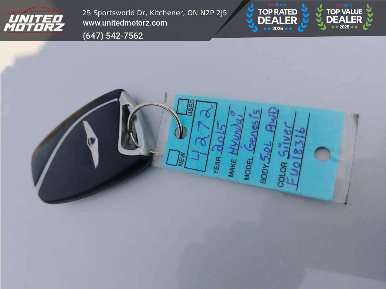 2015 Hyundai Genesis Ultimate AUTO AWD 5.0L V8~AS-IS SPECIAL~25 SERV Photo