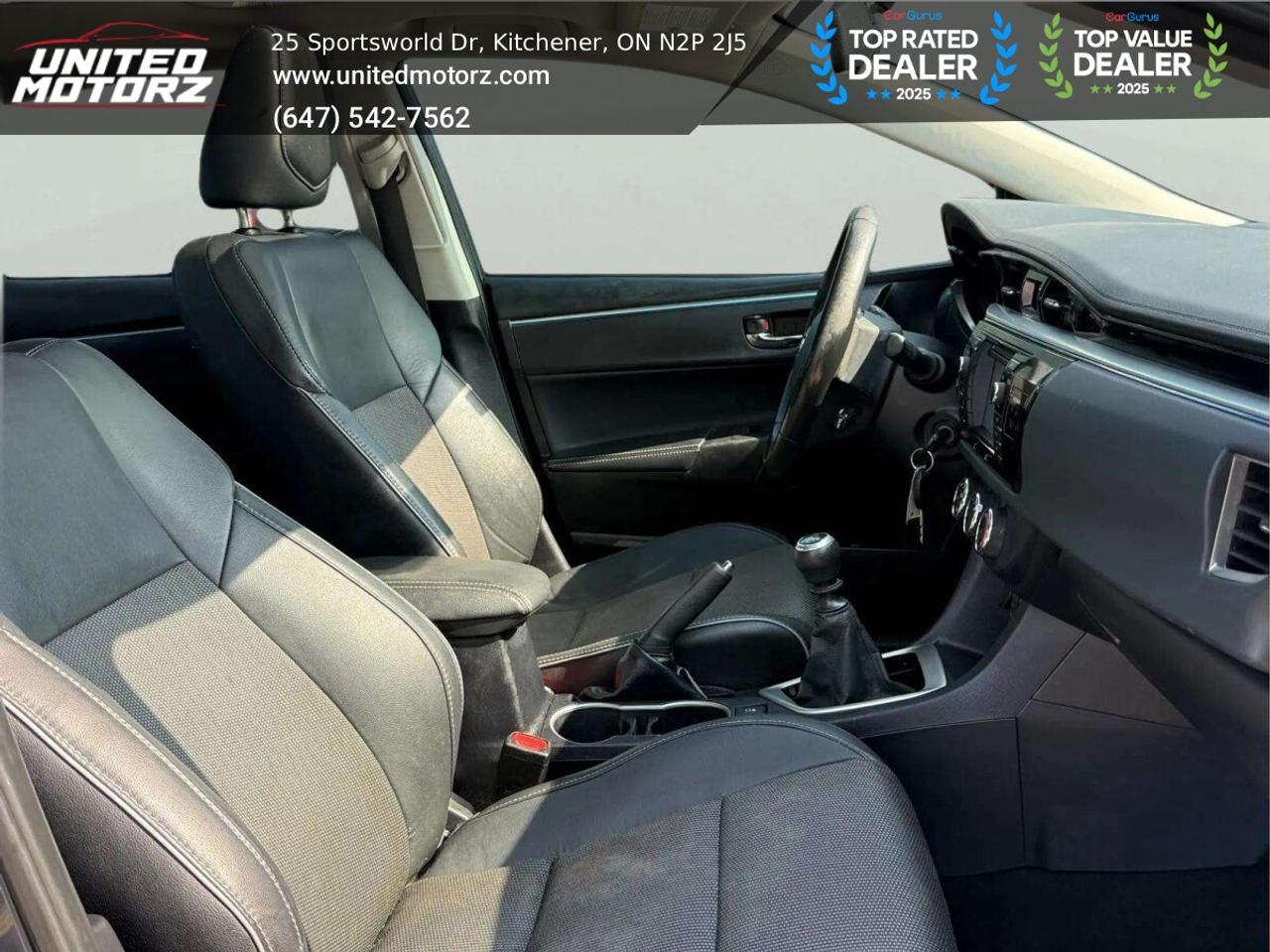 2014 Toyota Corolla S MANUAL FWD 1.8L 4yl~SAFETY CERTIFIED~ Photo