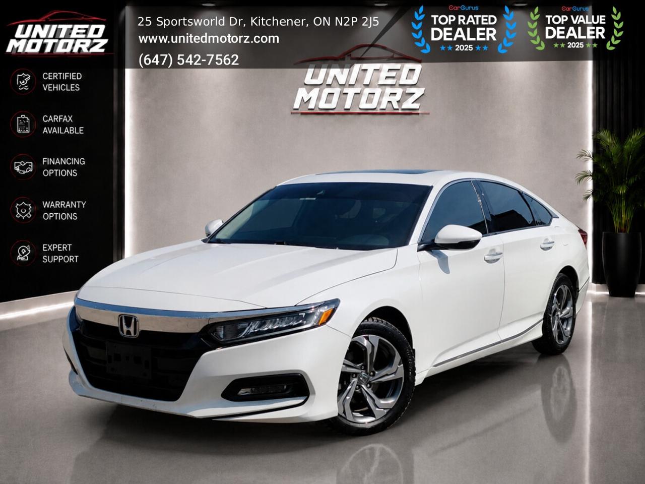 2018 Honda Accord EX-L CVT AUTO FWD 1.5L~SAFETY CERTIFIED~NO ACCIDEN Photo0
