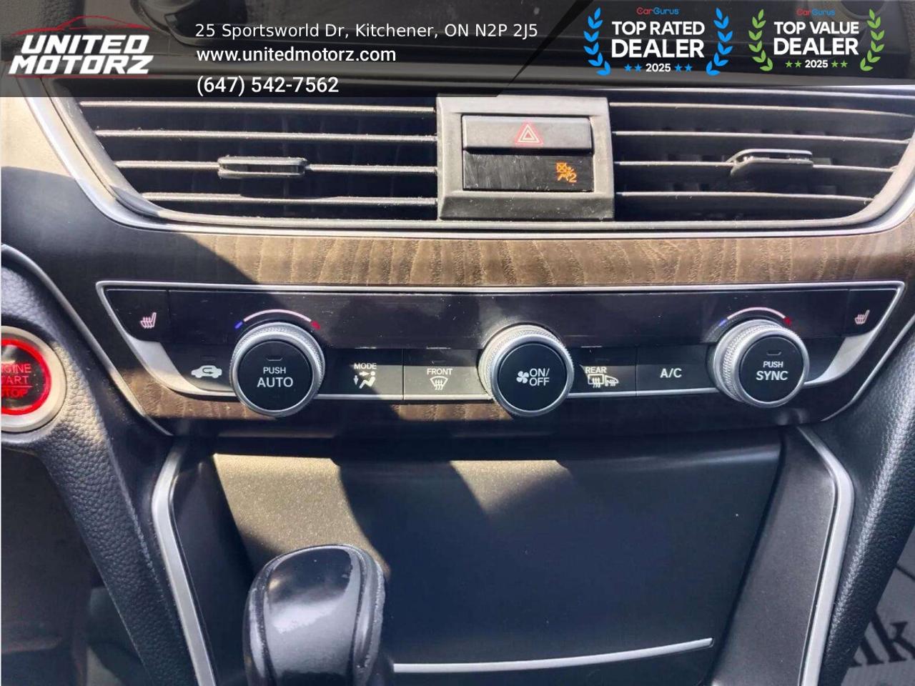 2018 Honda Accord EX-L CVT AUTO FWD 1.5L~SAFETY CERTIFIED~NO ACCIDEN Photo