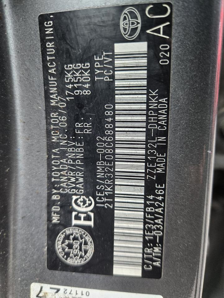 2008 Toyota Matrix XR Photo