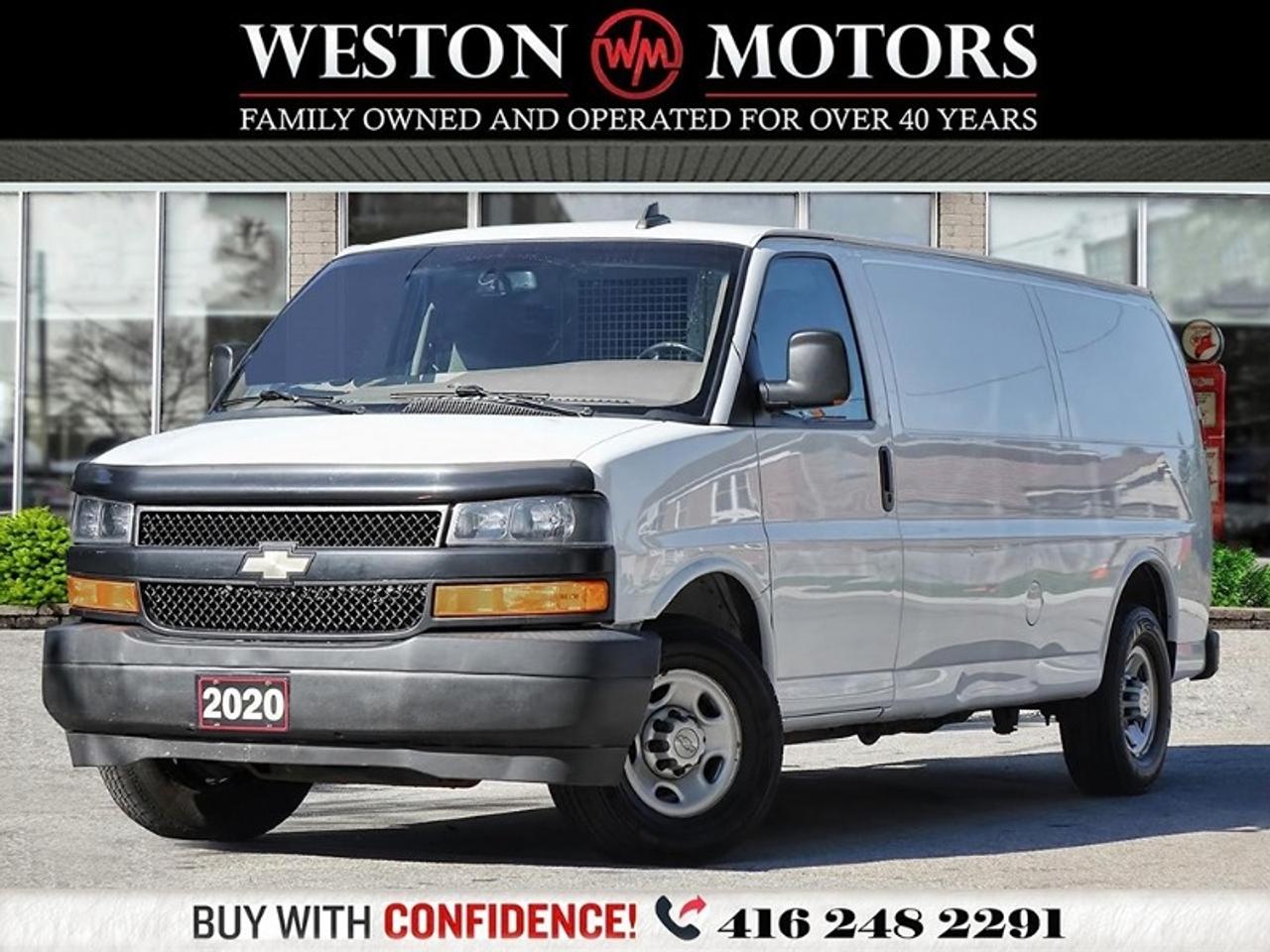 White 2020 Chevrolet Express Cargo Van Rear-Wheel Drive Automatic