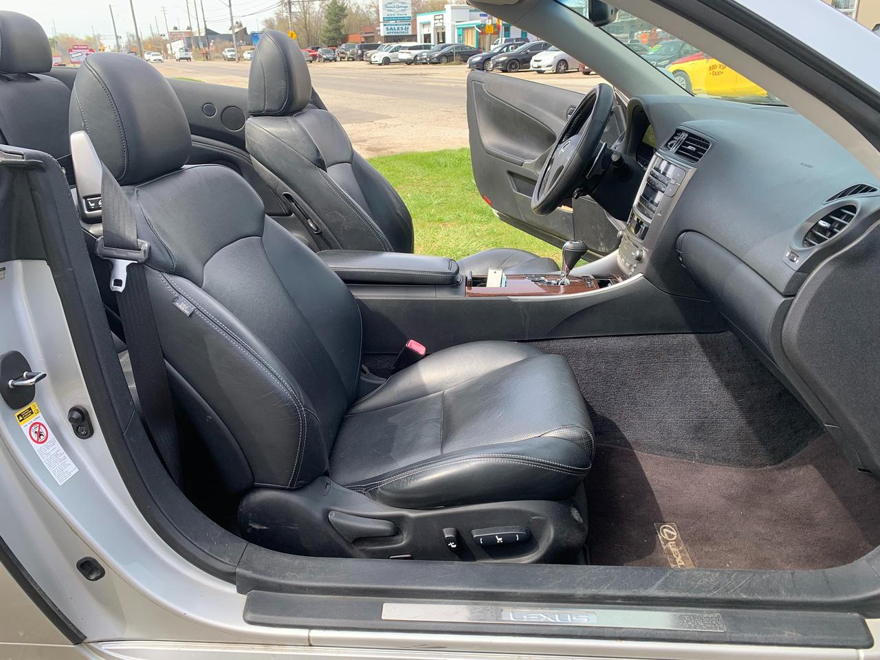 2010 Lexus IS 250 C Convertible Low Kms Certified Loaded Hard top Photo