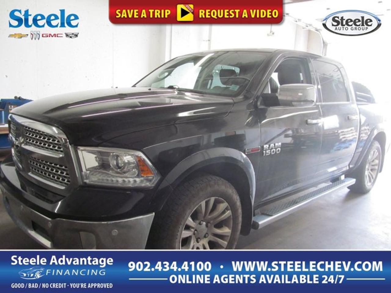 Built to handle hard work and long highway runs, this 2018 RAM 1500 Laramie brings diesel power, four-wheel drive, and upscale comfort together in one capable truck. Finished in Black with a Black interior, this pre-owned crew-ready pickup offers four doors, an automatic transmission, and a confident road presence suited to life in Dartmouth and beyond.With 166,483 km on the odometer, this 2018 RAM 1500 Laramie shows the kind of practical strength many truck buyers want. Its 3.0-litre intercooled turbo diesel V6 is known for strong low-end torque and relaxed cruising. A power sunroof, heated seats, rain-sensing windshield wipers, HD Radio, and a rear window defroster add welcome comfort and convenience to every drive.FEATURES OF THE 1500 LaramiePower sunroof adds open-air driving enjoymentHeated seats help on cold morningsRain-sensing wipers adjust to changing weatherHD Radio delivers clear sound qualityADVANCED SAFETY FEATURESFour-wheel drive adds traction in weatherRain-sensing wipers support clear forward visibilityRear window defroster helps winter visibilityFour-door layout improves passenger entry easePERFORMANCE AND EFFICIENCY3.0-litre turbo diesel V6 delivers torqueAutomatic transmission supports smooth daily drivingDiesel power suits highway and towingFour-wheel drive boosts year-round capabilityCOMFORT AND CONVENIENCEHeated seats add welcome cold-weather comfortPower sunroof brightens the cabin feelFour full doors ease passenger accessRear defroster helps in frosty weatherTECHNOLOGY AND CONNECTIVITYHD Radio offers crisp audio playbackEasy automatic driving for daily commutesClear controls support simple truck operationUseful cabin features suit long tripsTRUCK FEATURESFour-wheel drive supports off-road confidenceDiesel engine helps with loaded drivingPickup design suits work and weekendsStrong towing reputation for full-size truckCARGO SPACEPickup bed handles bulky gear wellCabin room supports passengers and storageFour-door layout adds everyday versatilityTruck design suits tools and suppliesAWARDS & RECOGNITIONSBest Buy Award, Consumer Guide Automotive, 2018Highest Ranked Large Light Duty Pickup, J.D. Power, 2018WHAT OTHER OWNERS LIKEStrong diesel torque for easy pullingComfortable ride for a full-size truckUseful cabin for daily driving needsFour-wheel drive confidence in rough weatherThis 2018 RAM 1500 Laramie is a smart choice for drivers who want truck capability without giving up comfort. Its diesel V6 brings a solid blend of pulling power and cruising ease, while the automatic transmission helps keep every trip smooth. In town, on the highway, or on a job site, this pickup delivers the practical flexibility many buyers expect from a full-size truck.The Black exterior gives this 2018 RAM 1500 Laramie a bold and clean look, and the Black interior keeps the cabin timeless and easy to live with. The included heated seats are a real benefit during cold Atlantic mornings, while the power sunroof adds a more open feel when the weather turns nice. Rain-sensing windshield wipers and the rear window defroster also help make changing conditions easier to manage.For drivers shopping at Steele Chevrolet Buick GMC in Dartmouth, this truck stands out with the features that matter most. It combines proven diesel performance, four-wheel-drive traction, and useful comfort items in one well-rounded package. If you need a pickup that can support work duties, weekend plans, and daily driving with equal confidence, this RAM deserves a close look.This 2018 RAM 1500 Laramies VIN is: 1C6RR7NM3JS250332.