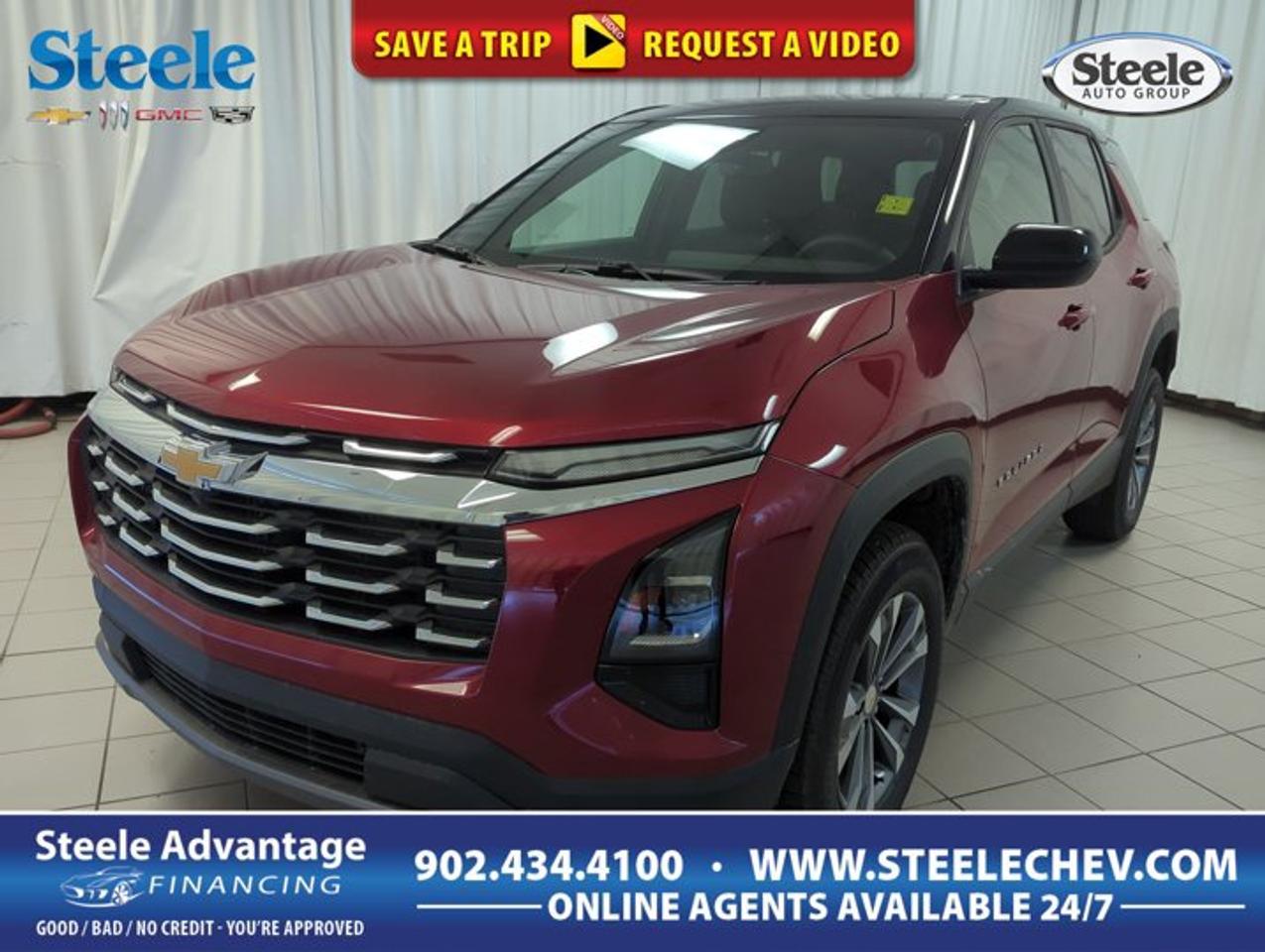 Bold design and everyday versatility come together in this 2026 Chevrolet Equinox AWD LT at Steele Chevrolet Buick GMC in Dartmouth. Finished in Red with a Black interior, this four-door SUV brings modern utility, confident all-wheel drive, and a practical layout for Canadian driving. Its automatic transmission and turbocharged 1.5-litre DOHC gas engine deliver smooth response for daily commuting and weekend travel.This 2026 Chevrolet Equinox AWD LT is a smart choice for drivers who want comfort, efficiency, and confidence in changing road conditions. The all-wheel-drive system adds traction when roads are wet or slippery, while automatic climate control helps keep the cabin comfortable through every season. Its balanced size also makes it easy to park, easy to drive, and easy to enjoy.FEATURES OF THE Equinox Awd LtRed exterior with bold road presenceBlack interior with clean modern lookAutomatic transmission for smooth daily drivingAll-wheel drive for added year-round tractionADVANCED SAFETY FEATURESFour-door design supports easy passenger accessAll-wheel drive adds slippery-road confidenceClear outward visibility for daily drivingStable SUV stance inspires driver assurancePERFORMANCE AND EFFICIENCYTurbocharged 1.5-litre engine balances power efficientlyDOHC design supports smooth engine operationAutomatic transmission delivers easy city cruisingAll-wheel drive enhances traction in weatherCOMFORT AND CONVENIENCEAutomatic climate control keeps cabin comfortableFour doors simplify entry and exitPractical cabin layout supports daily useComfortable ride for commutes and errandsTECHNOLOGY AND CONNECTIVITYDriver-focused controls are simple to useClimate settings adjust with minimal effortModern cabin design feels intuitive dailyKey information stays easy to readCARGO SPACESUV shape supports flexible everyday haulingRear cargo area suits errands wellCabin layout helps organize travel itemsUseful space for groceries or gearWHAT OTHER OWNERS LIKEConfident all-wheel drive in changing weatherSmooth automatic transmission for easy drivingEfficient turbo engine for daily travelComfortable cabin with useful SUV spaceThis 2026 Chevrolet Equinox AWD LT fits well into busy family life and active routines. Its upright seating position helps provide a clear view of the road, and the compact SUV footprint makes it manageable in traffic, parking lots, and neighbourhood streets. In Dartmouth, that mix of confidence and convenience can make a real difference every day.Under the hood, the turbocharged 1.5-litre four-cylinder gas engine is designed to offer a solid blend of responsive performance and sensible fuel use. Paired with an automatic transmission, it helps this 2026 Chevrolet Equinox AWD LT feel smooth in stop-and-go driving and relaxed on longer highway trips. The DOHC engine design supports refined operation and dependable day-to-day performance.The Red exterior gives this SUV a fresh and energetic look, while the Black interior adds a clean, timeless feel. Together, they create a modern appearance that suits both professional and personal use. This 2026 Chevrolet Equinox AWD LT also benefits from a practical four-door configuration, making it easier for passengers to get in and out and simpler to load everyday items.Automatic climate control is a welcome feature for Atlantic Canadian weather. It helps maintain a steady cabin temperature with less effort from the driver, which can make every trip more enjoyable. Whether you are heading across town, commuting to work, or loading up for a weekend away, this 2026 Chevrolet Equinox AWD LT offers the kind of comfort and capability many SUV shoppers want.If you are looking for a well-rounded SUV with all-wheel-drive confidence, efficient turbocharged performance, and practical comfort, this 2026 Chevrolet Equinox AWD LT deserves a closer look at Steele Chevrolet Buick GMC in Dartmouth.This 2026 Chevrolet Equinox Awd Lts VIN is: 3GNAXPEG8TL527975 .