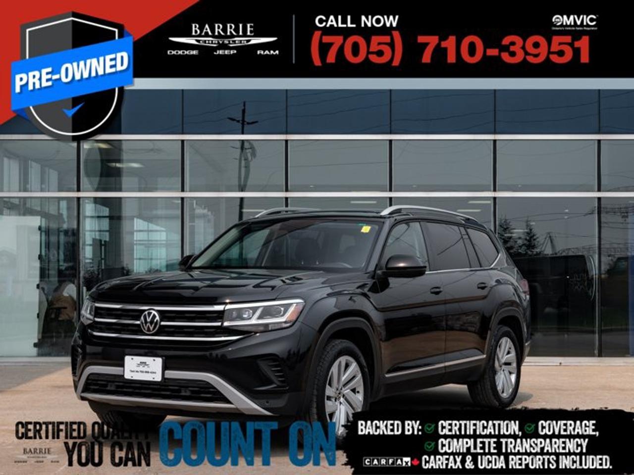 Used 2021 Volkswagen Atlas HIGHLINE for sale in Barrie, ON