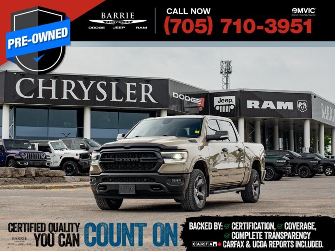 Big Horn 4x4 Crew Cab 57 Box, 8-Speed Automatic w/OD, Regular Unleaded V-8 5.7 L/345