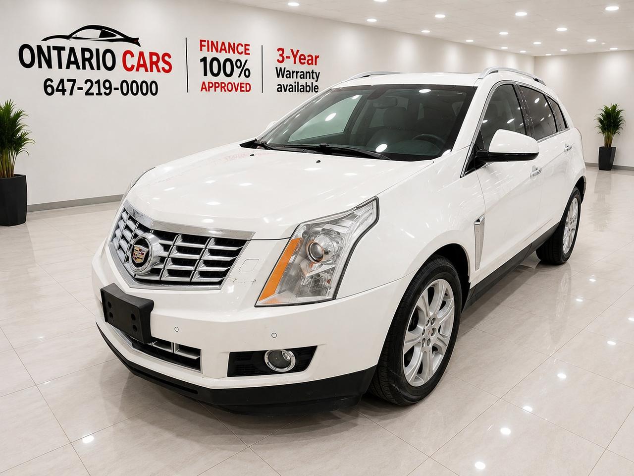 <p><strong>2014 Cadillac SRX Luxury AWD &ndash; Excellent Condition!</strong></p><p>📞&nbsp;<strong>Call Anytime:</strong>&nbsp;<strong>647-219-0000</strong></p><p><strong>No Money? No Problem!</strong>&nbsp;💳&nbsp;<strong>Easy Monthly Payments &ndash; Everyone Approved!</strong></p><p>🏢&nbsp;<strong>ONTARIO CARS</strong>&nbsp;440 Kennedy Road, Toronto, ON M1K 2A8</p><p>🚗&nbsp;<strong>2014 Cadillac SRX Luxury AWD</strong>&nbsp;✅&nbsp;<strong>Only 148,269 km</strong>&nbsp;✅&nbsp;<strong>Clean Title</strong>&nbsp;✅&nbsp;<strong>Safety Tested & Ready to Drive</strong>&nbsp;✅&nbsp;<strong>3-Year Warranty Available</strong>&nbsp;✅&nbsp;<strong>Excellent Condition &ndash; Runs and Drives Like New!</strong></p><h3>Premium Features:</h3><p>✔️ All-Wheel Drive (AWD) ✔️ Powerful V6 Engine ✔️ Luxury Leather Interior ✔️ Heated Front Seats ✔️ Panoramic Sunroof ✔️ Backup Camera ✔️ Rear Parking Sensors ✔️ Bluetooth Hands-Free & Audio Streaming ✔️ AM/FM Stereo & CD Player ✔️ Dual-Zone Climate Control (A/C) ✔️ Cruise Control ✔️ Premium Alloy Wheels ✔️ Fog Lights ✔️ Power Seats, Windows, Locks & Mirrors ✔️ Keyless Entry & Remote Start&nbsp;<em>(if equipped)</em></p><h3>Why Buy from ONTARIO CARS?</h3><p>⭐ Serving the GTA for&nbsp;<strong>14 Years</strong>&nbsp;⭐&nbsp;<strong>60% of Our Customers</strong>&nbsp;Are Repeat Buyers or Referrals ⭐ Every Vehicle Is Professionally Inspected ⭐ Free Vehicle History Report with Every Purchase ⭐ Friendly, Honest & No-Pressure Service</p><p>🌐&nbsp;<strong>Website:</strong>&nbsp;<a href=http://www.theontariocars.com/ rel=noopener noreferrer nofollow>www.theontariocars.com</a>&nbsp;👍&nbsp;<strong>Facebook:</strong>&nbsp;<a href=http://www.facebook.com/ontariocar rel=noopener noreferrer nofollow>www.facebook.com/ontariocar</a></p><p>📍&nbsp;<strong>Visit Us Today:</strong>&nbsp;<strong>ONTARIO CARS</strong>&nbsp;440 Kennedy Road, Toronto, ON M1K 2A8</p><p><strong>HST & Licensing Extra. All Other Fees Included.</strong></p>
