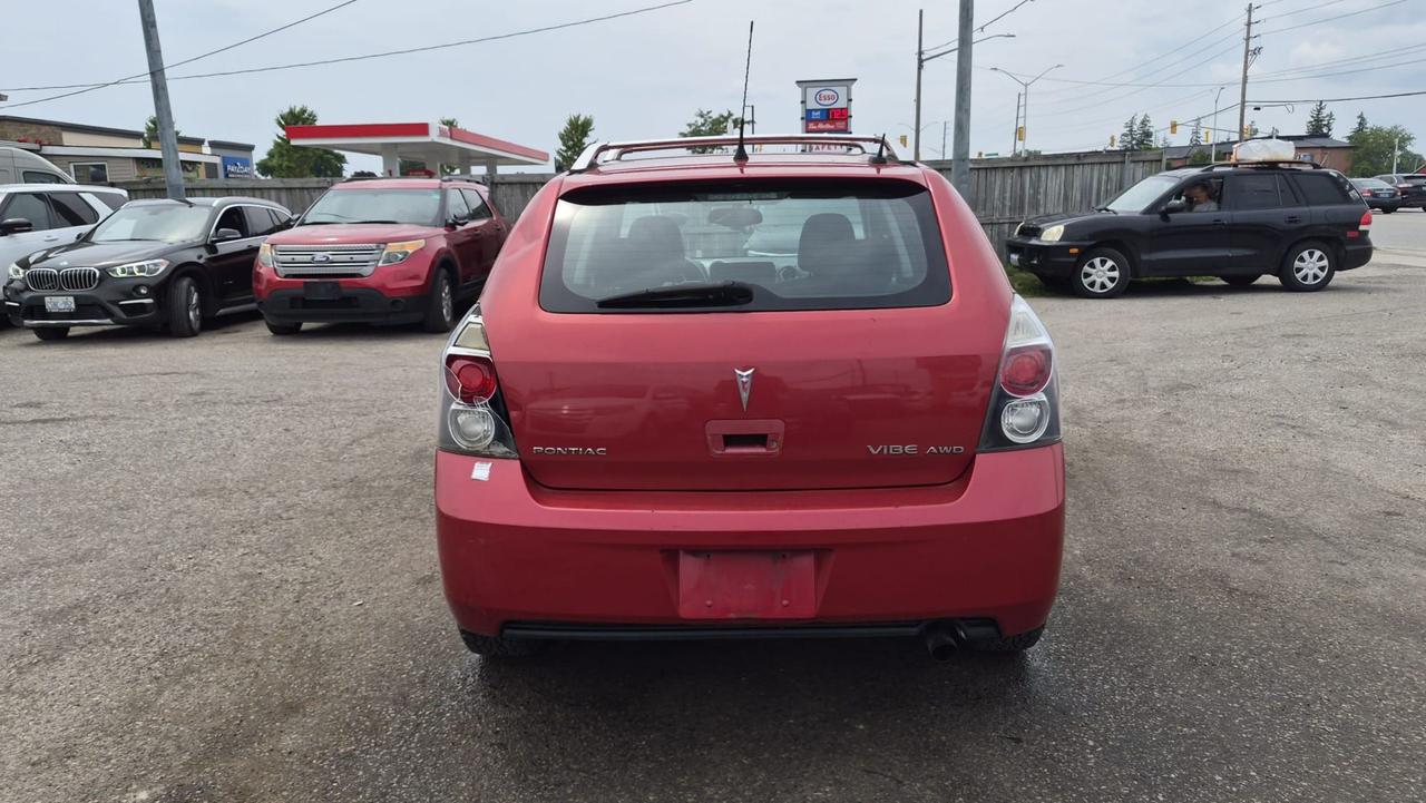 2009 Pontiac Vibe AWD, 4 CYL, AUTO, ALLOYS, TOYOTA ENGINE, AS IS Photo