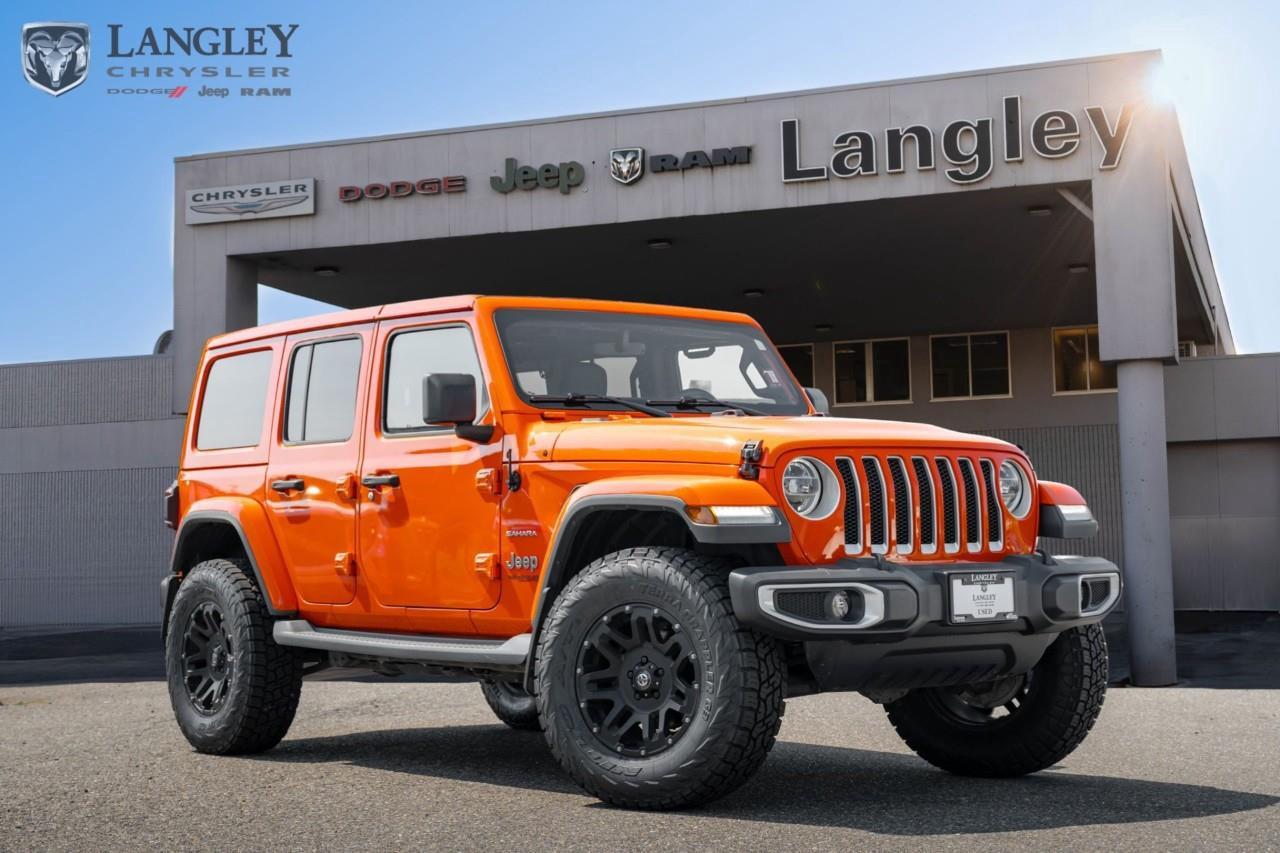 <p><strong>2019 Jeep Wrangler Unlimited Sahara Sahara 4x4</strong></p><p>A capable four-door off-road SUV built to handle rugged trails with standard four-wheel drive.</p><ul><li><p><strong>Engine</strong>: 3.6L Pentastar V6 (285 hp, 260 lb-ft torque)</p></li><li><p><strong>Transmission</strong>: 8-speed automatic</p></li><li><p><strong>Drivetrain</strong>: Four-Wheel Drive (4x4)</p></li><li><p><strong>Max Towing</strong>: Up to 3,500 lbs</p></li><li><p><strong>Seating Capacity</strong>: 5 passengers</p></li></ul><p>Come book a test drive at Langley Chrysler, conveniently located in Langley, British Columbia.</p>

<p>*All prices plus applicable taxes, applicable environmental recovery charges, documentation of $599 and full tank of fuel surcharge of $76 if a full tank is chosen. <br />Other protection items available that are not included in the above price:<br />Tire & Rim Protection and Key fob insurance starting from $599<br />Service contracts (extended warranties) for coverage up to 7 years and 200,000 kms starting from $599<br />Custom vehicle accessory packages, mudflaps and deflectors, tire and rim packages, lift kits, exhaust kits and tonneau covers, canopies and much more that can be added to your payment at time of purchase<br />Undercoating, rust modules, and full protection packages starting from $199<br />Financing Fee of $500 when applicable<br />Flexible life, disability and critical illness insurances to protect portions of or the entire length of vehicle loan</p>