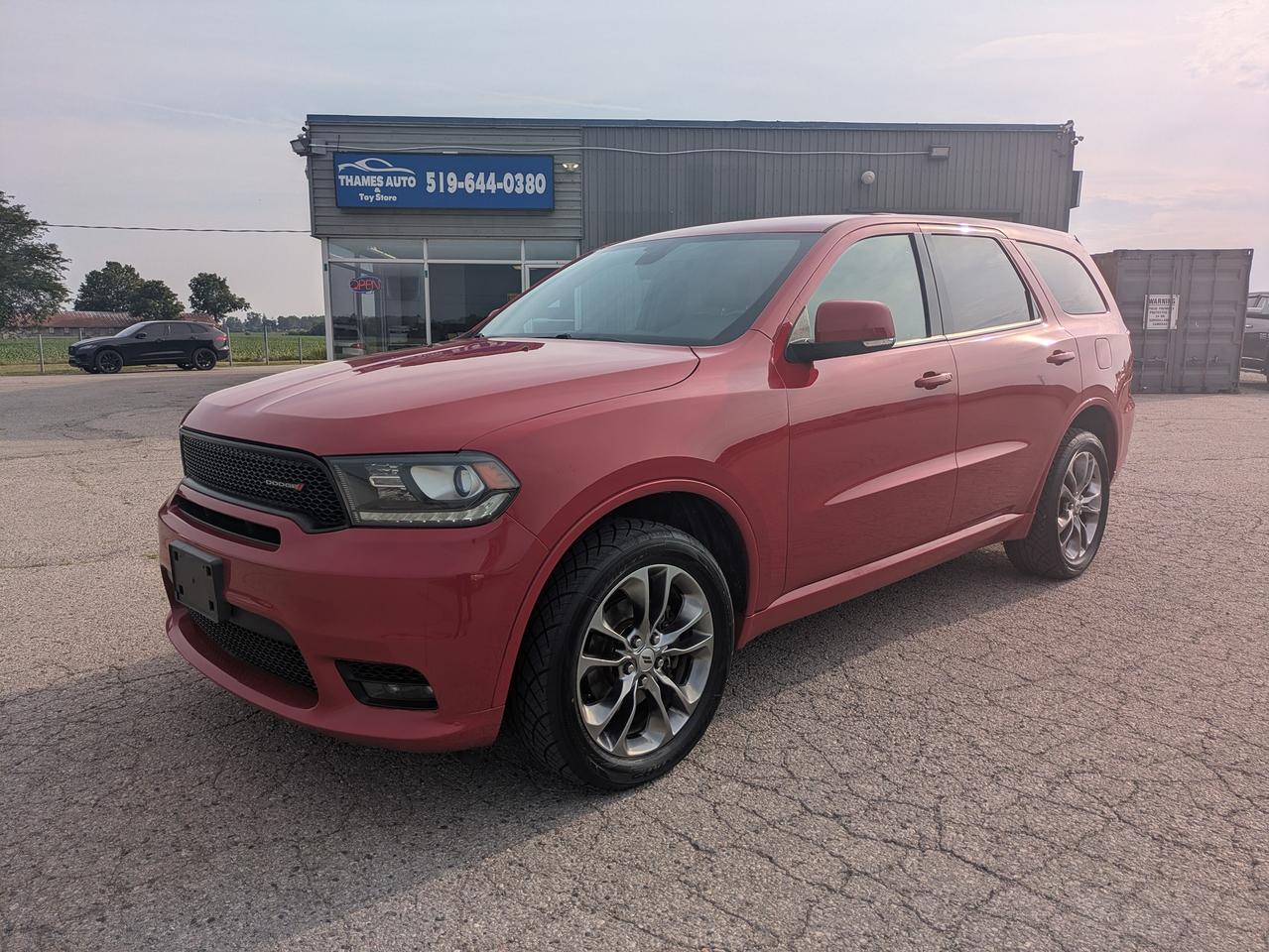 <p class=MsoNormal><span style=font-size: 12.0pt; line-height: 107%; font-family: Aptos,sans-serif;>Redline Pearl 2020 Dodge Durango GT AWD - Engine and transmission just replaced with a 90,000 km. - 2021 low-mileage package. </span></p><p class=MsoNormal><span style=font-size: 12.0pt; line-height: 107%; font-family: Aptos,sans-serif;>Selling fully serviced, Fresh oil change, Safety Inspected and Certified. Clean CARFAX Report, no accidents or damage reported.</span></p><p class=MsoNormal><span style=font-size: 12.0pt; line-height: 107%; font-family: Aptos,sans-serif;>4 - Brand new tires, brake rotors & pads.</span></p><p class=MsoNormal><span style=font-size: 12.0pt; line-height: 107%; font-family: Aptos,sans-serif;>Runs and drives like new. Everything works with no issues or concerns.</span></p><p class=MsoNormal><span style=font-size: 12.0pt; line-height: 107%; font-family: Aptos,sans-serif;>All-wheel drive traction, powered by a 3.6L Pentastar V6 engine paired with an 8-speed automatic transmission.</span></p><p class=MsoNormal><span style=font-size: 12.0pt; line-height: 107%; font-family: Aptos,sans-serif;>Third row seating for up to seven passengers with flexible cargo configurations to easily fit groceries, sports gear, or luggage.</span></p><p class=MsoNormal><span style=font-size: 12.0pt; line-height: 107%; font-family: Aptos,sans-serif;>Equipped with a user-friendly Uconnect infotainment system, touchscreen display, Apple CarPlay, and Android Auto integration.</span></p><p class=MsoNormal><span style=font-size: 12.0pt; line-height: 107%; font-family: Aptos,sans-serif;>Enjoy a refined cabin experience with dual-zone automatic climate control, a power drivers seat, and leather-trimmed seating.</span></p><p class=MsoNormal><span style=font-size: 12.0pt; line-height: 107%; font-family: Aptos,sans-serif;>Asking $19,995 + HST and Registration. </span></p>
