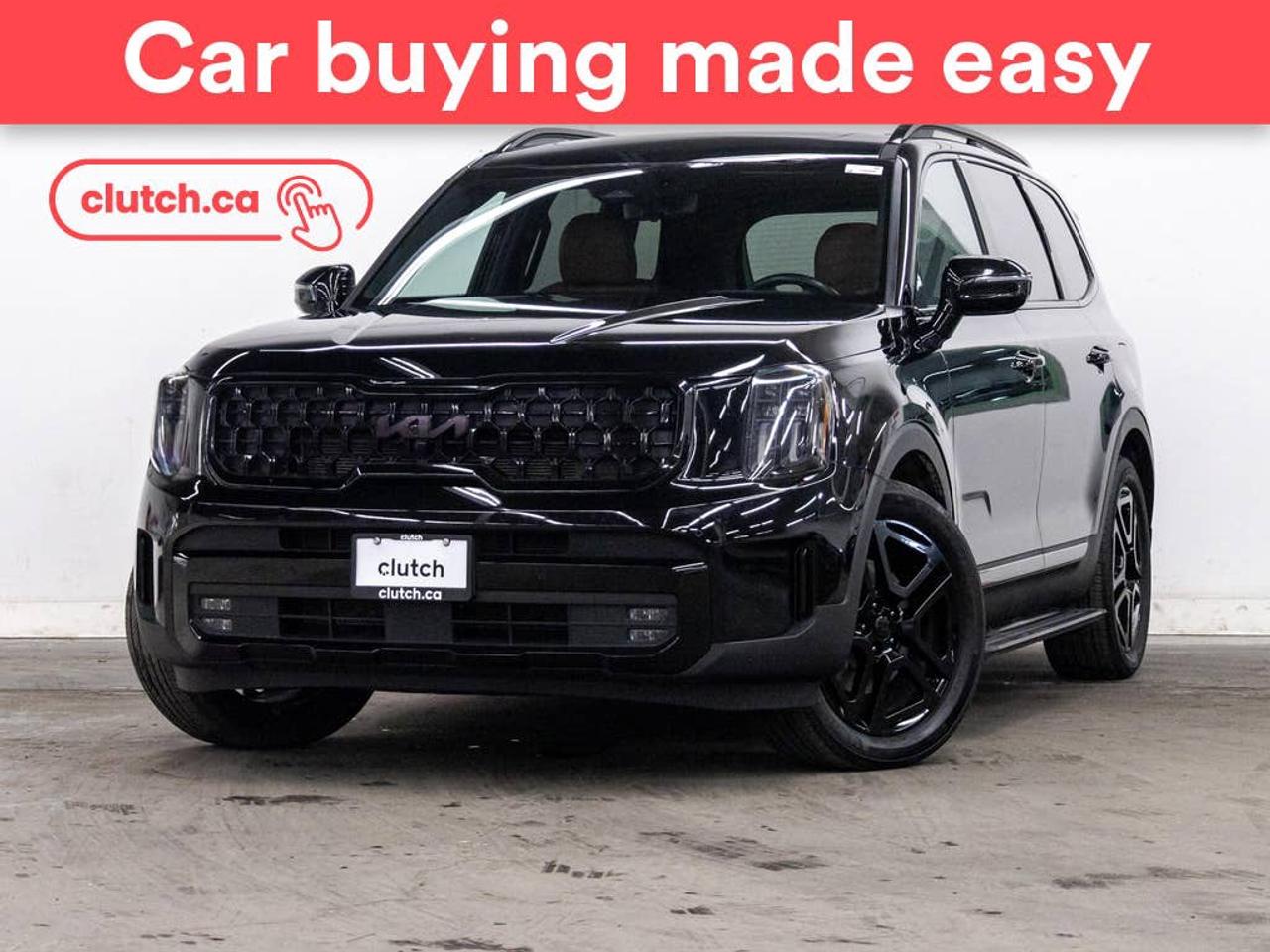 Auto Stop/Start, Electric Parking Brake, Brake Assist and more!<br> <br>Clutch is the largest online used car retailer in Canada, delivering a seamless, hassle-free car-buying experience to drivers everywhere. Shop thousands of used cars online, get the right one delivered to your door, and enjoy peace of mind with our 10-Day Money-Back Guarantee. How sweet is that? To learn more, visit clutch.ca.<br> <br>The top features for this car include:<br> <br>Running Boards<br>Auto Stop/Start<br>Electric Parking Brake<br>Brake Assist<br>Power Tailgate/Hatch<br>Auto Dimming Rearview Mirror<br>Front Heated Seats<br>Ventilated Front Seats<br>Power Lumbar Support<br>Folding Rear Seats<br>Manual Fold-Into-Floor Third Row Seat<br>Driver Seat Memory System<br>Climate Control<br>Dual Zone Front Climate Control<br>Rear Climate Control<br>Premium Sound System<br>Speed-Sensitive Volume<br>Bluetooth Music<br>Touchscreen Display<br>GPS Navigation<br>Cruise Control<br>Adaptive Cruise Control<br>Integrated Garage Door Opener<br>12V Outlet<br>Hands Free Device Connectivity<br>Apple CarPlay<br>Android Auto<br>Wireless Charging<br>USB Input<br>Keyless Entry<br>Push Button Start<br>Passive Keyless Entry<br>Keyfob Remote Start<br>Front View Camera<br>Power Folding Exterior Mirrors<br>Rear Seat Reminder<br>Lane Departure Warning<br>Active Lane Keep Assistance<br>Blindspot Sensors<br>Forward Collision Mitigation<br>Rear Collision Warning<br>Rear Collision Mitigation<br>Pedestrian Detection<br>Driver Attention Alert<br>Heated Steering Wheel<br>One-Touch Windows<br>Rear Window Defroster<br>Hill Assistance<br>Automatic High Beams<br>Rear View Camera<br>Parking Sensors<br>Rear Parking Sensors<br>Power Passenger Seat<br>360 Camera<br>Panoramic Sunroof<br>App Remote Start<br>Rear Heated Seats<br>Ventilated 2nd Row Seats<br>Heads Up Display<br>Rain Sensing Wipers<br> <br>Seamless home delivery - Delivery to your door in a matter of days. Available on select packages.<br> <br>Try it out for 10 days - If you do not like it, we will take it back. <br> <br>Quality assured - All cars go through our rigorous 210-point inspection and reconditioning process.<br> <br>Peace of mind - Warranty and protection plans available.<br> <br>Haggle-free - No haggling or hard sells.<br> <br>100% Transparency - Full inspection reports on every car, including high-res photography and a free Carfax report.<br> <br>Listed price is for cash purchase only and does not include taxes, Shipping Fees (if applicable), Delivery Fees (if applicable), government licensing fees.<br> <br>Previous Provincial Registrations:<br>Ontario<br> <br>Stock # 120304