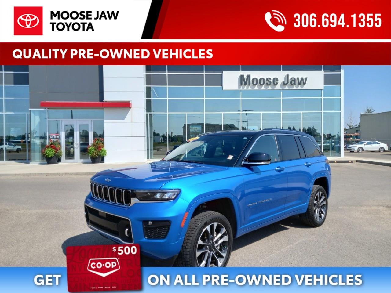 <p><strong>2023 Jeep Grand Cherokee Overland  Adventure Ready!</strong></p><p>Experience luxury and capability in this <strong>2023 Jeep Grand Cherokee Overland</strong>, loaded with the <strong>top-of-the-line Overland package</strong>. This SUV has just been <strong>fully inspected, serviced, and professionally detailed</strong>, so it's ready to hit the road today.</p><p>Whether you're commuting in comfort or heading off the beaten path, the Grand Cherokee Overland delivers premium features, legendary 4x4 capability, and a refined driving experience.</p><p><strong>? Just inspected</strong> <strong>? Freshly serviced</strong> <strong>? Professionally detailed</strong> <strong>? Ready for your next adventure</strong></p><p>Don't miss your chance to own a like-new SUV that's ready for wherever the road takes you. Contact us today for more information or to book a test drive!</p>
