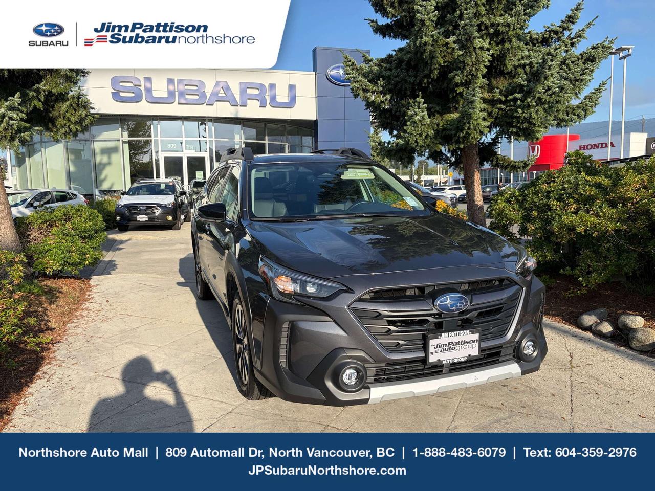 2024 Subaru Outback Limited XT  Turbocharged Performance with Premium Luxury

Elevate every drive with this 2024 Subaru Outback Limited XT, combining turbocharged performance, refined comfort, and legendary Subaru capability. Whether youre commuting through the city or exploring Canadas scenic backroads, the Limited XT delivers the perfect balance of power, luxury, and confidence in every season.

Under the hood is a spirited 2.4L turbocharged SUBARU BOXER&reg; engine paired with a Lineartronic&reg; CVT and Subarus renowned Symmetrical Full-Time All-Wheel Drive, providing responsive acceleration and exceptional traction in rain, snow, or gravel roads.

The upscale interior is designed with comfort in mind, featuring leather-appointed seating, heated front and rear seats, a heated steering wheel, a power drivers seat with memory, a power front passenger seat, dual-zone automatic climate control, an 11.6-inch touchscreen infotainment system with wireless Apple CarPlay&reg; and Android Auto, built-in navigation, Bluetooth&reg; connectivity, and a power rear liftgate. Subarus advanced EyeSight&reg; Driver Assist Technology and a full suite of safety features help provide added confidence on every journey.

Key Features:

2.4L turbocharged SUBARU BOXER&reg; engine
Lineartronic&reg; CVT
Symmetrical Full-Time All-Wheel Drive
Leather-appointed interior
Heated front & rear seats
Heated steering wheel
Power drivers seat with memory
Power front passenger seat
11.6-inch touchscreen infotainment system
Wireless Apple CarPlay&reg; & Android Auto
Built-in navigation
Power rear liftgate
Dual-zone automatic climate control
Subaru EyeSight&reg; Driver Assist Technology
Premium audio system
Spacious cargo area with 60/40 split-folding rear seats

The 2024 Subaru Outback Limited XT delivers premium comfort, advanced technology, and turbocharged capability for every adventure. Visit our dealership today to experience why the Outback remains one of Canadas most trusted and versatile SUVs.Call 1-888-435-8560! Jim Pattison Subaru Northshore sells & services new & used Subaru vehicles throughout the Lower Mainland. Financing available OAC

Price includes documentation fee ($595) and VSA transaction levy ($10). Finance placement fee ($495) if applicable, GST and PST are additional. D#40224