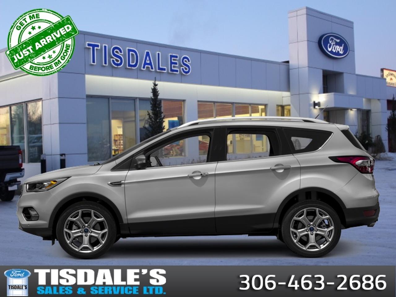 Used 2017 Ford Escape Titanium  - Leather Seats -  Bluetooth for sale in Kindersley, SK