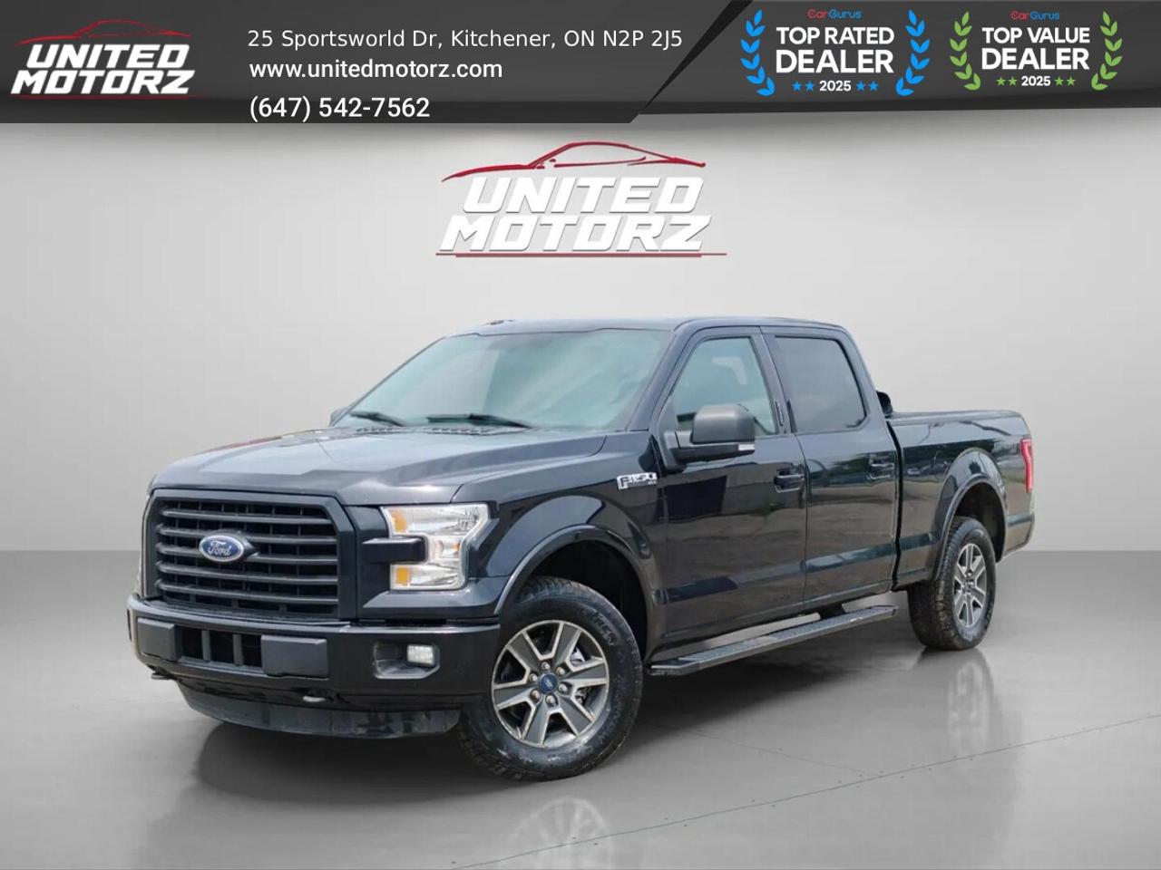 2016 Ford F-150 SPORTS 4WD SuperCrew Auto 4WD 5.0L V8~SAFETY CERTI Photo
