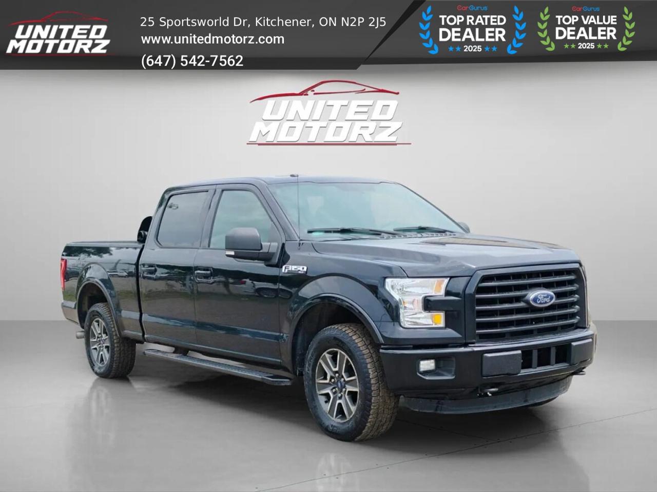 2016 Ford F-150 SPORTS 4WD SuperCrew Auto 4WD 5.0L V8~SAFETY CERTI Photo3