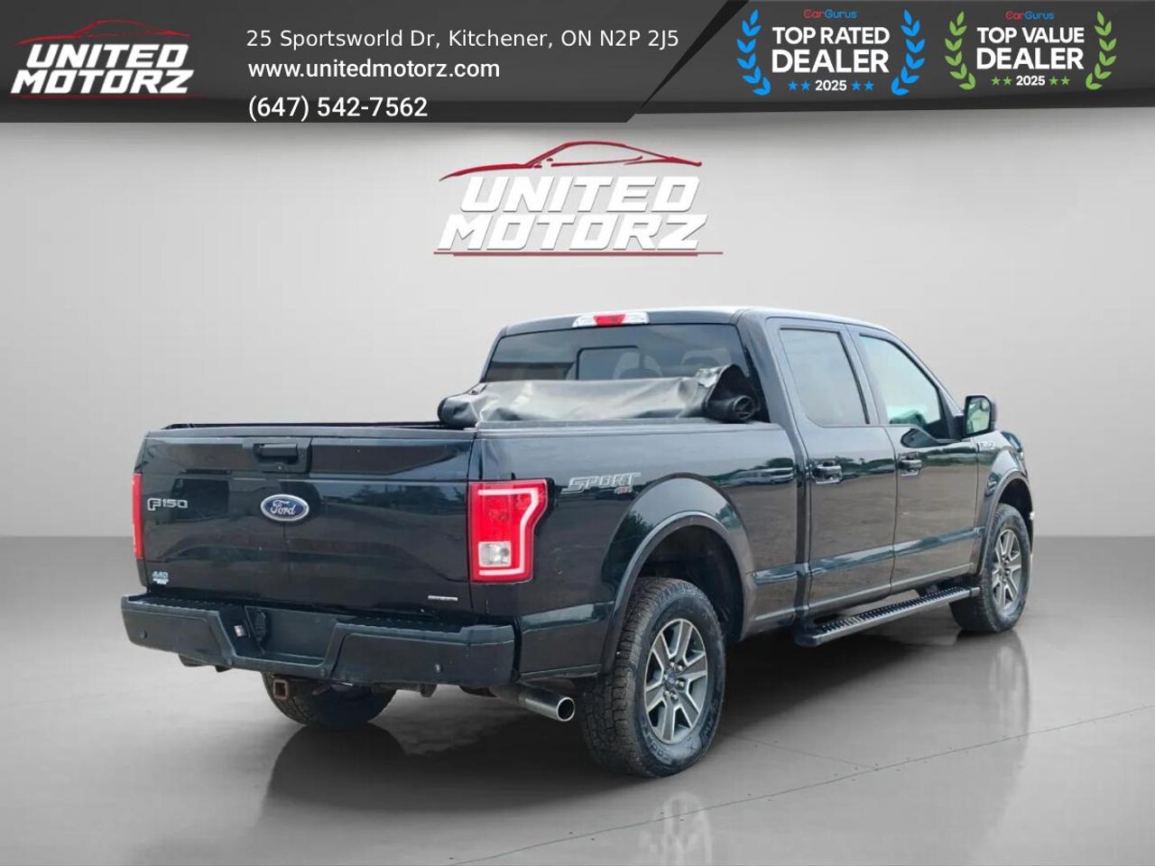 2016 Ford F-150 SPORTS 4WD SuperCrew Auto 4WD 5.0L V8~SAFETY CERTI Photo