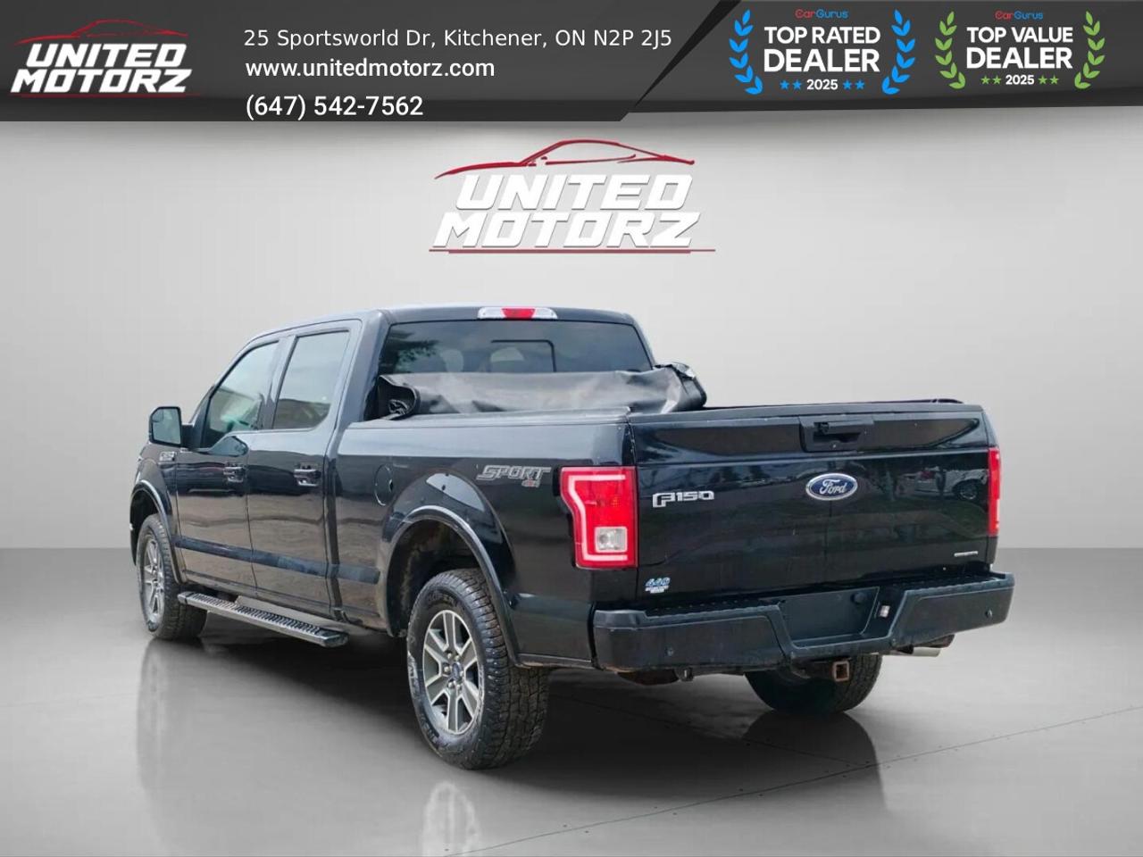 2016 Ford F-150 SPORTS 4WD SuperCrew Auto 4WD 5.0L V8~SAFETY CERTI Photo