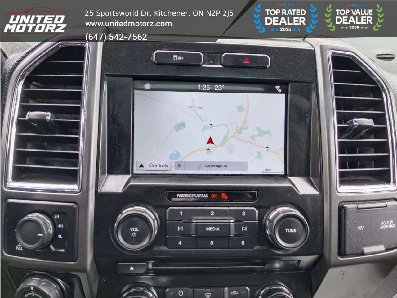 2016 Ford F-150 SPORTS 4WD SuperCrew Auto 4WD 5.0L V8~SAFETY CERTI Photo