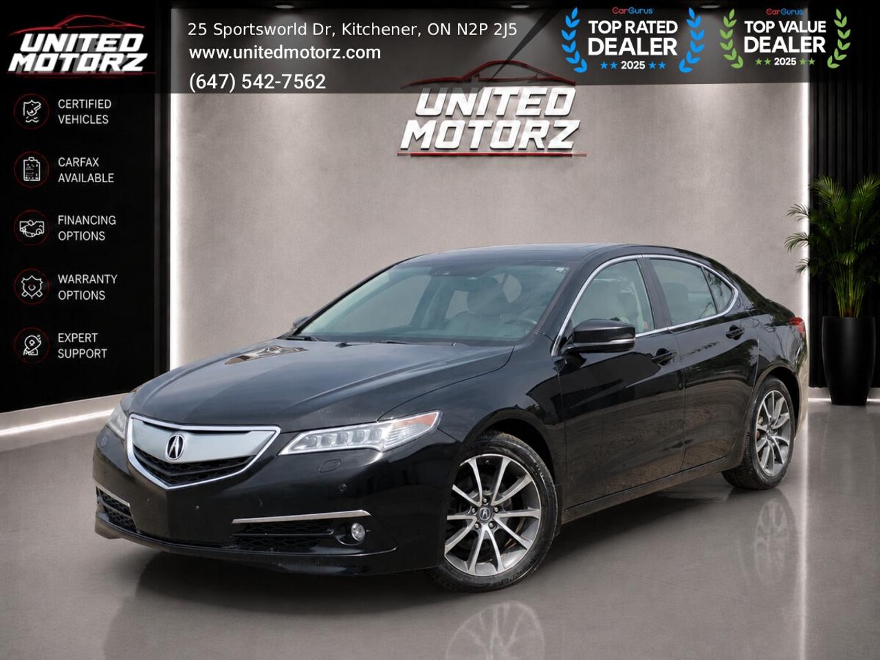 2015 Acura TLX Elite 4dr Sdn SH-AWD 3.5L 6cyl~SAFETY CERTIFIED~ Photo0