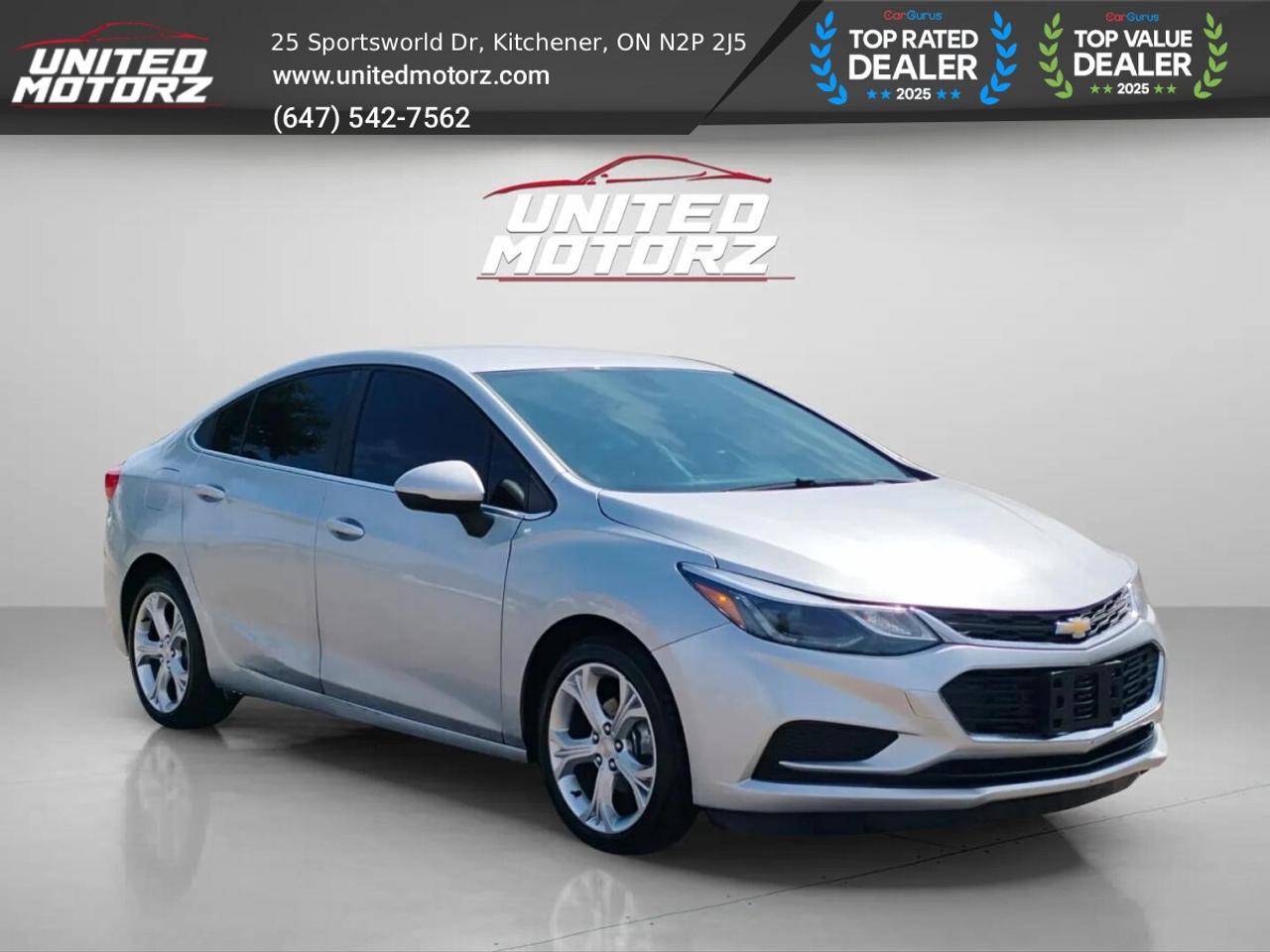 2019 Chevrolet Cruze Premier 4dr Sdn Auto FWD 1.4L~SAFETY CERTIFIED~ Photo