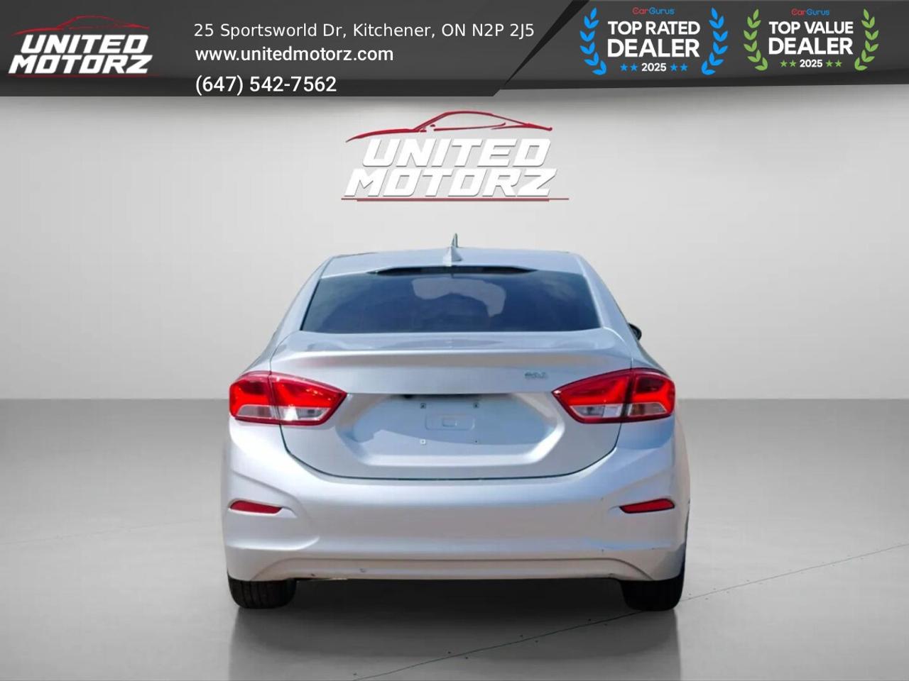 2019 Chevrolet Cruze Premier 4dr Sdn Auto FWD 1.4L~SAFETY CERTIFIED~ Photo