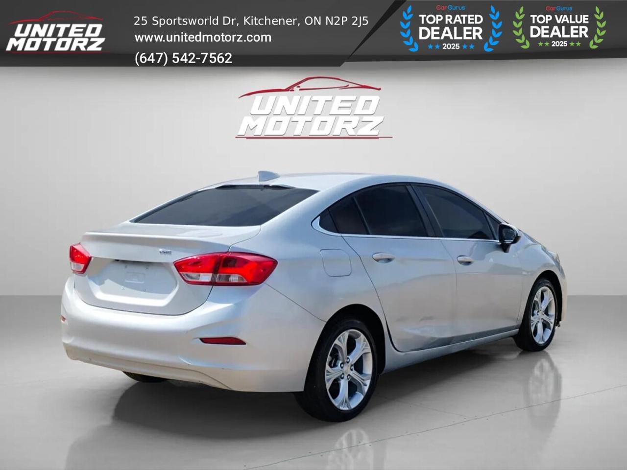 2019 Chevrolet Cruze Premier 4dr Sdn Auto FWD 1.4L~SAFETY CERTIFIED~ Photo