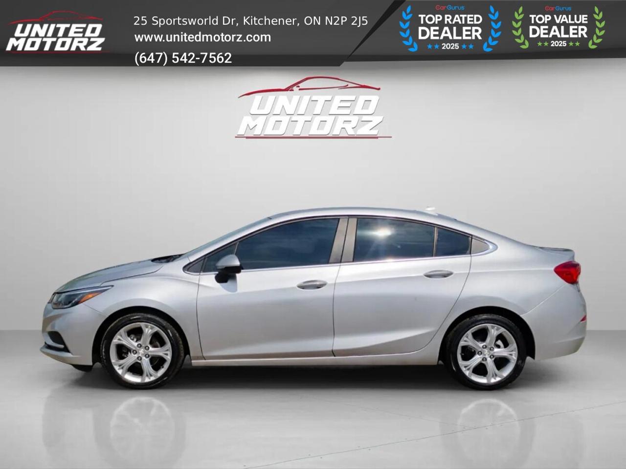 2019 Chevrolet Cruze Premier 4dr Sdn Auto FWD 1.4L~SAFETY CERTIFIED~ Photo
