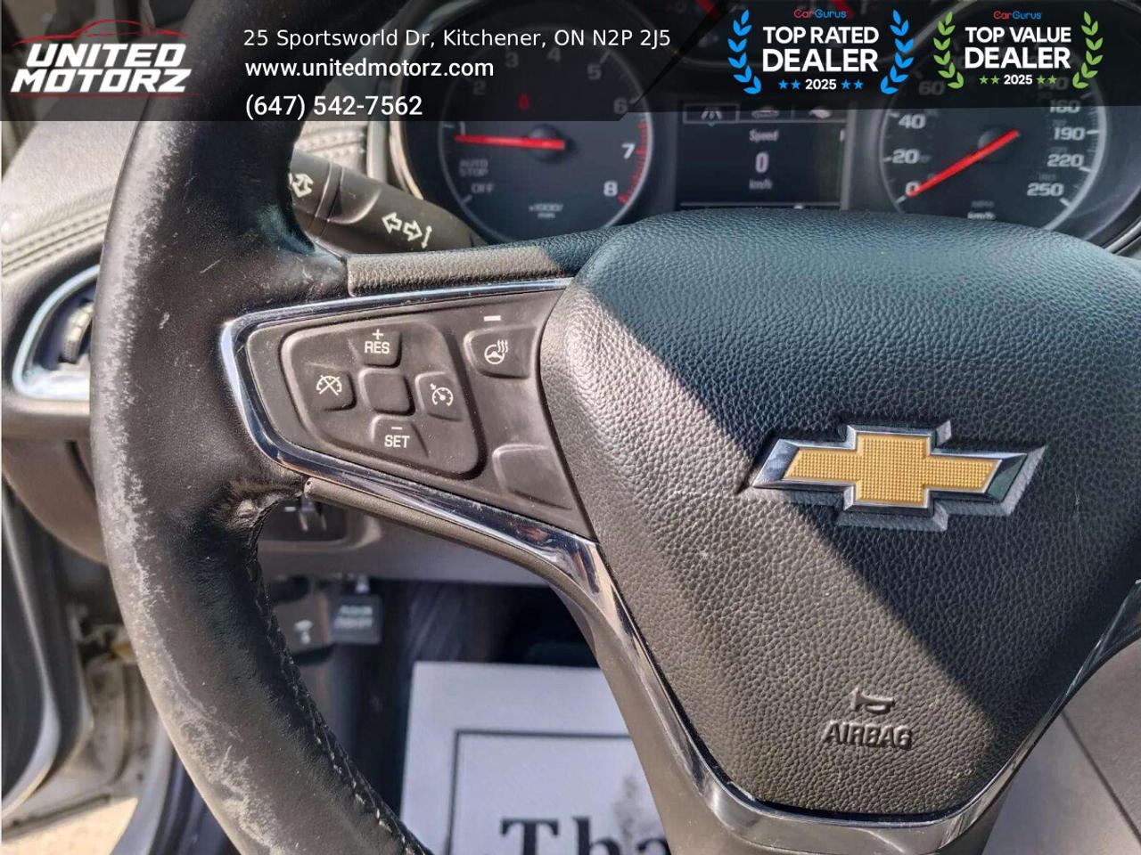 2019 Chevrolet Cruze Premier 4dr Sdn Auto FWD 1.4L~SAFETY CERTIFIED~ Photo