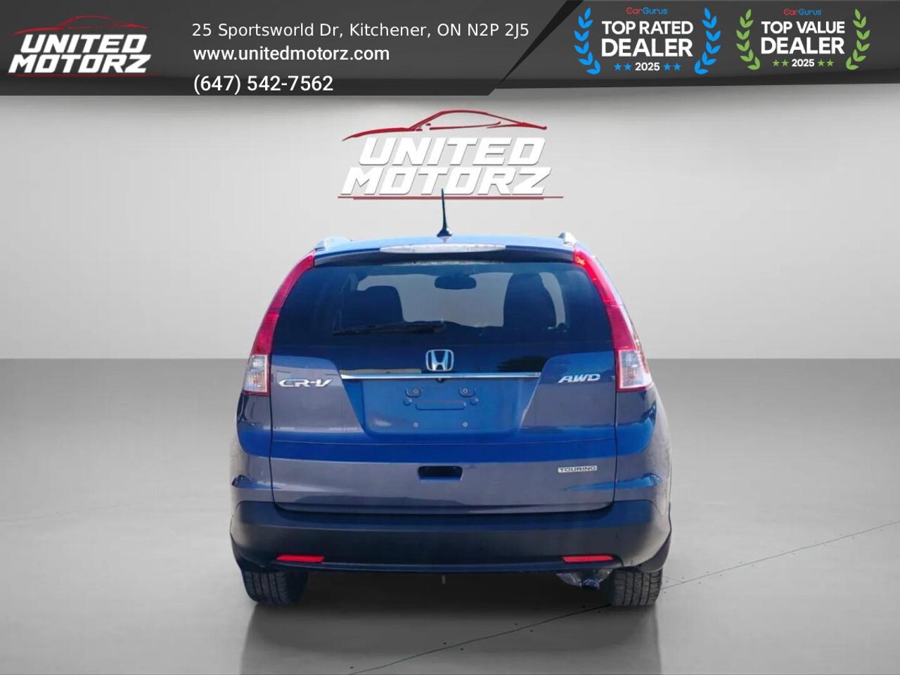 2013 Honda CR-V TOURING AUTO AWD 2.4L~SAFETY CERTIFIED~ Photo
