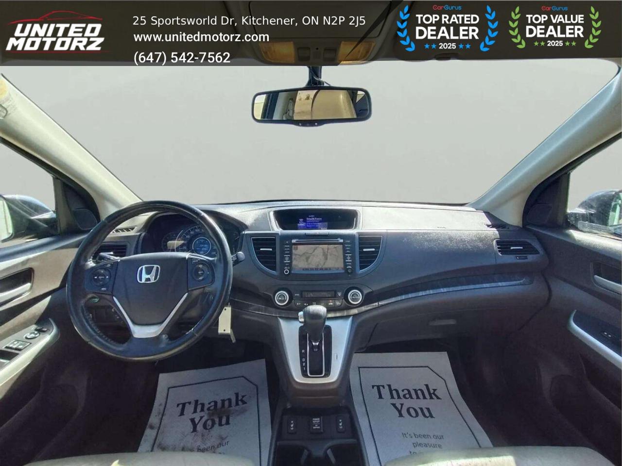 2013 Honda CR-V TOURING AUTO AWD 2.4L~SAFETY CERTIFIED~ Photo