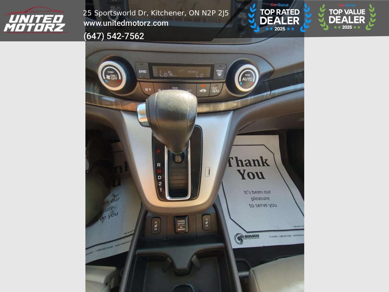 2013 Honda CR-V TOURING AUTO AWD 2.4L~SAFETY CERTIFIED~ Photo