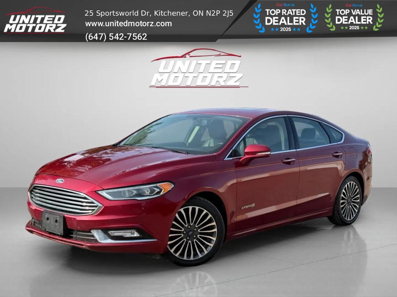 2018 Ford Fusion Titanium HYBRID AUTO FWD 2.0L~SAFETY CERTIFIED~NO Photo
