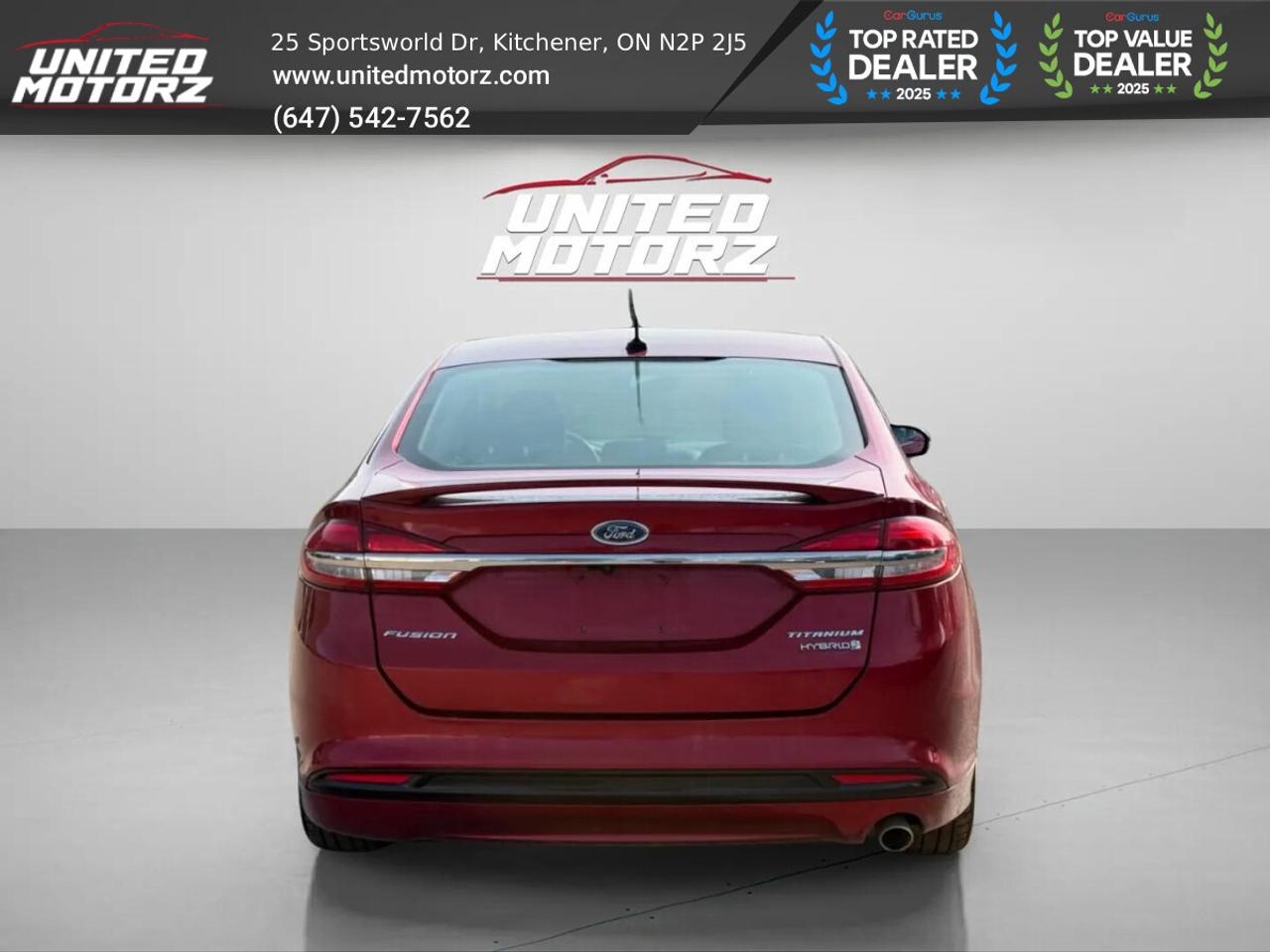 2018 Ford Fusion Titanium HYBRID AUTO FWD 2.0L~SAFETY CERTIFIED~NO Photo