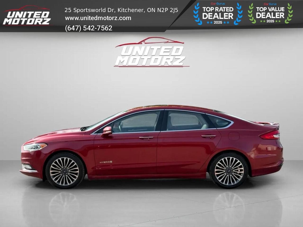 2018 Ford Fusion Titanium HYBRID AUTO FWD 2.0L~SAFETY CERTIFIED~NO Photo