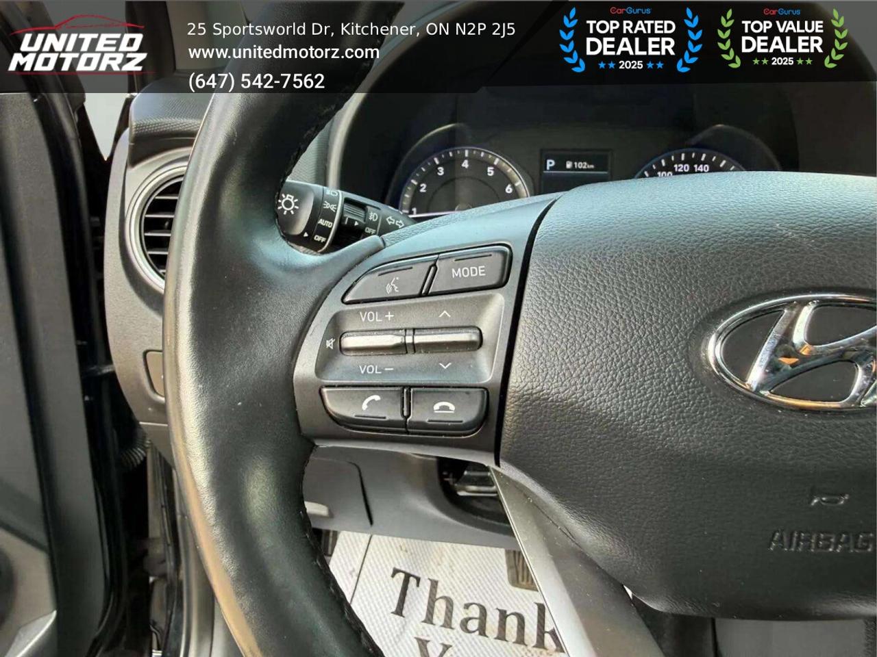 2019 Hyundai KONA 1.6T Ultimate AUTO AWD 1.6L~SAFETY CERTIFIED~NO AC Photo