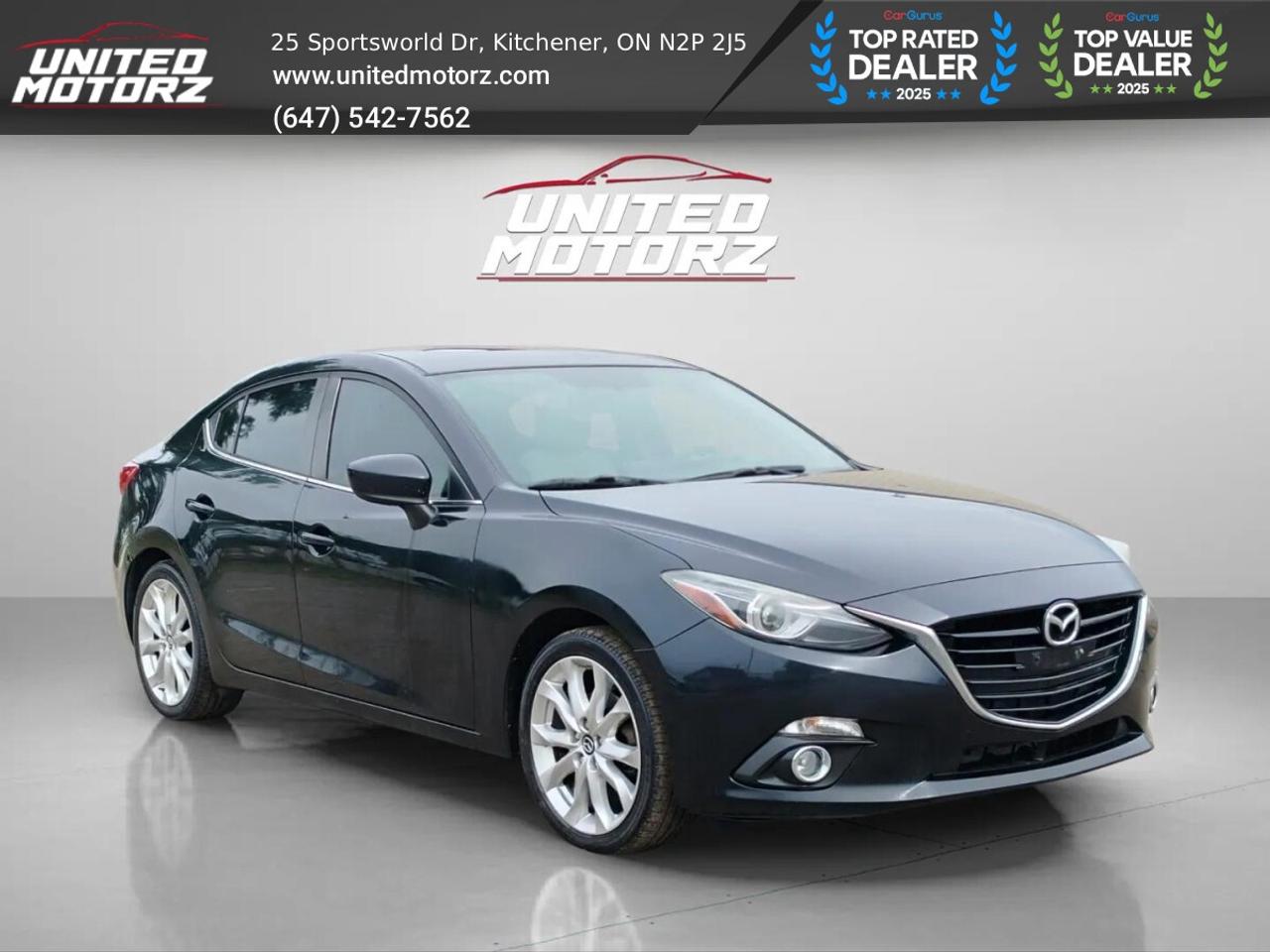 2015 Mazda MAZDA3 Man GT 4dr Sdn  FWD 2.5L~SAFETY CERTIIFEED~NO ACCI Photo3