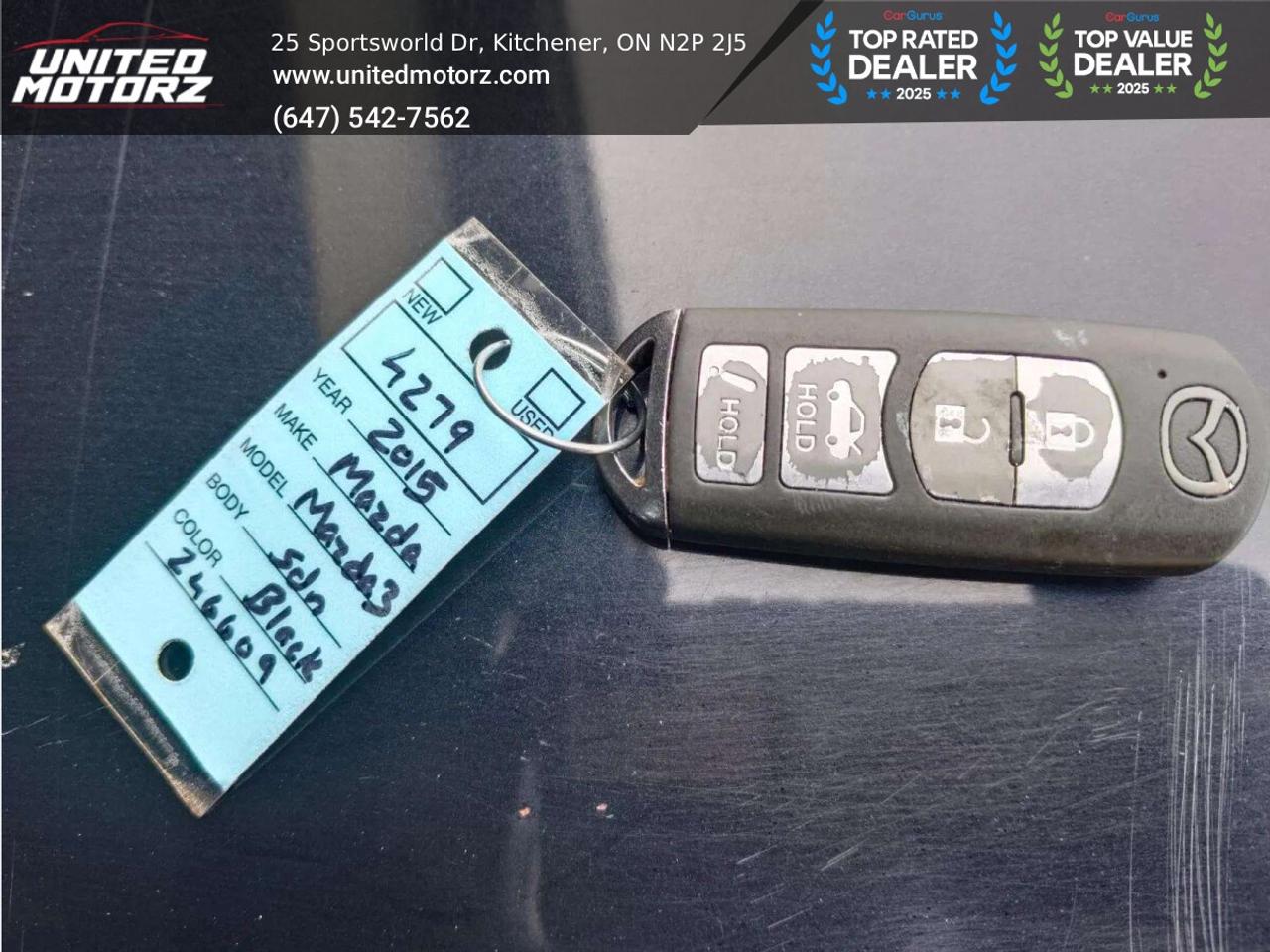 2015 Mazda MAZDA3 Man GT 4dr Sdn  FWD 2.5L~SAFETY CERTIIFEED~NO ACCI Photo