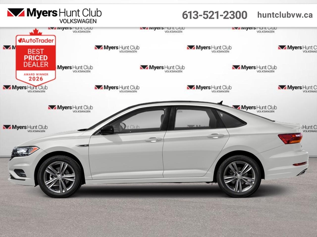 <b>Android Auto,  Apple CarPlay,  Heated Seats,  6.5 in Touchscreen Infotainment,  App Connect!</b><br> <br> With a very well utilized interior and excellent fit and finish, this 2019 Jetta is simply a pleasure to ride in. This 2019 Volkswagen Jetta is fresh on our lot in Gloucester.<br> <br>Redesigned. Not over designed. Rather than adding needless flash, the Jetta has been redesigned for a tasteful, more premium look and feel. One quick glance is all it takes to appreciate the result. Its sporty. Its sleek. It makes a statement without screaming. The overall effect stands out anywhere. Its roomy and well finished interior provides the best of comforts and will help keep this elegant sedan ageless and beautiful for many years to come.<br> <br>This sedan has 126,000 km. Its Pure White in colour. It has an Automatic transmission and is powered by a 147HP 1.4L 4 Cylinder Engine. <br> <br> Our Jettas trim level is Comfortline Auto. This Volkswagen Jetta is the face of practical family sedans with features that include elegant alloy wheels, body colored heated side mirrors, chrome grille accents, heated wiper jets, fully automatic LED headlamps, heated front comfort seats with manual adjustment, manual air conditioning, cruise control, remote keyless entry, front and rear cup holders, a front center armrest, a rear view camera and much more. This vehicle has been upgraded with the following features: Android Auto, Apple CarPlay, Heated Seats, 6.5 in Touchscreen Infotainment, App Connect .<br> <br>To apply right now for financing use this link: <a href=https://www.huntclubvw.ca/financing-request/ target=_blank>https://www.huntclubvw.ca/financing-request/</a><br> <br/><br>At Myers Hunt Club Volkswagen, our focus is customers like you. Our dedicated service, parts, and sales team are here to make your automotive experience a special one. We are very proud of our achievements and awards over the last 25 years and are committed to providing the same great service to our present and future customers. If youre looking for a vehicle, Myers Hunt Club Volkswagen is your destination for new, used, and certified pre-owned Volkswagen vehicles as well as other makes and models. Whatever your needs, we can help you here at Myers Hunt Club Volkswagen. </br><br> Come by and check out our fleet of 40+ used cars and trucks and 140+ new cars and trucks for sale in Gloucester.  o~o