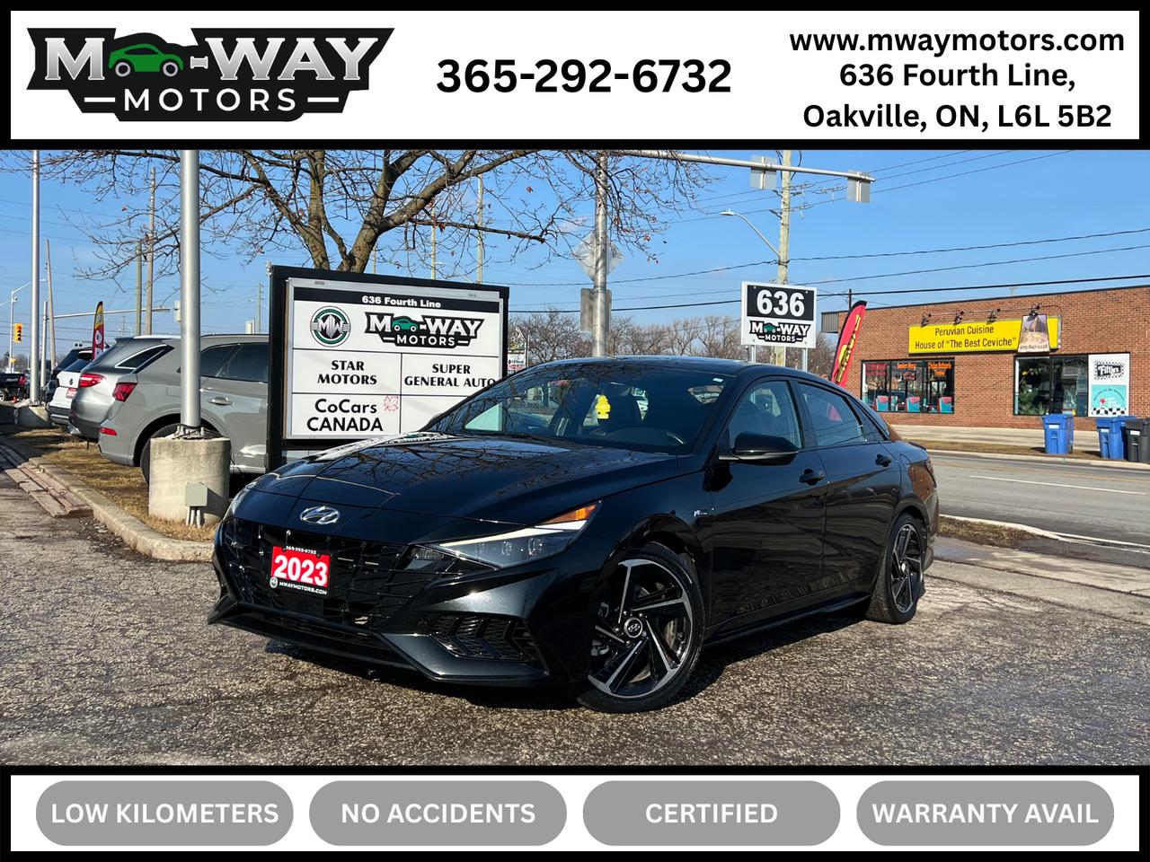 2023 Hyundai Elantra N Line Ultimate, LOADED • LEATHER •Factory Warrant Photo0