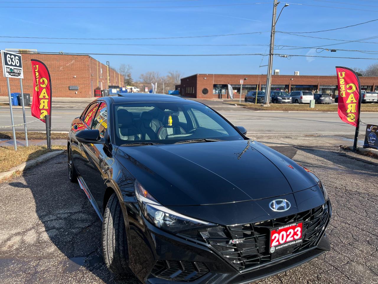 2023 Hyundai Elantra N Line Ultimate, LOADED • LEATHER •Factory Warrant Photo