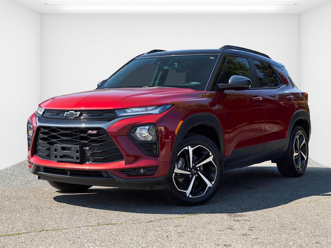 No Accidents | Service History | RS Trim | AWD | 1.3L Turbocharged Engine | Apple CarPlay & Android Auto | Heated Seats | Remote Start<br /><br />2022 Chevrolet TrailBlazer RS AWD<br /><br />This 2022 Chevrolet TrailBlazer RS AWD is now available at White Rock Hyundai, offering sporty styling, compact SUV practicality, and confident all-wheel drive capability. Finished in Crimson and powered by an ECOTEC 1.3L turbocharged engine paired with a 9-speed automatic transmission, this TrailBlazer delivers a smooth and efficient drive for White Rock, South Surrey, Surrey, Delta, Langley, and Vancouver.<br /><br />With 65,200 kilometres, no accidents reported, and service history, this Chevrolet TrailBlazer RS stands out as a sharp option for drivers wanting a small SUV with style, technology, and everyday versatility. The RS trim adds a more athletic look and feel, along with desirable features such as Apple CarPlay, Android Auto, heated seats, remote start, backup camera, Bluetooth, alloy wheels, and modern safety technology. If you're searching for a used Chevrolet TrailBlazer for sale in White Rock, this RS AWD compact SUV is a well-equipped and practical choice.<br /><br />Awards:<br />* 2022 IIHS Top Safety Pick+<br /><br />Why Buy From White Rock Hyundai?<br />* 7x Hyundai President's Award of Merit Winner<br />* 3x Consumer Choice Award for Business Excellence<br />* AutoTrader Dealer of the Year<br /><br />M-Promise Certified Pre-Owned ($995 value) includes:<br />* 30-day / 2,000 km Exchange Program<br />* 3-day / 300 km Money Back Guarantee<br />* Comprehensive 144-Point Mechanical Inspection<br />* Full Synthetic Oil Change<br />* BC Verified CARFAX<br />* Minimum 6 Month Powertrain Warranty<br /><br />Buy with confidence at White Rock Hyundai. Our vehicles are priced competitively based on market demand, condition, and kilometres to give our customers a transparent and hassle-free buying experience.<br /><br />Visit White Rock Hyundai today to test drive this 2022 Chevrolet TrailBlazer RS AWD. We proudly serve drivers in White Rock, South Surrey, Surrey, Delta, Langley, and Vancouver with quality pre-owned vehicles and a professional, no-pressure experience.<br /><br />Contact our team today to confirm availability, explore financing options, and reserve this vehicle.<br /><br />* All vehicle purchases are subject to a $799 administration fee. Dealer #31129.
