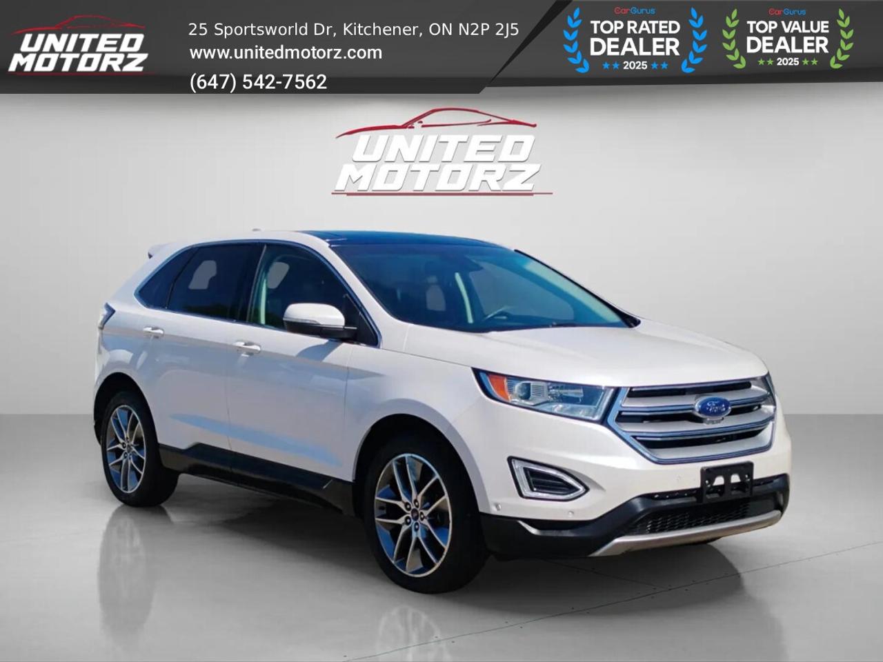 2016 Ford Edge Titanium 4dr AUTO FWD 3.5L; 6cyl~SAFETY CERTIFIED~ Photo