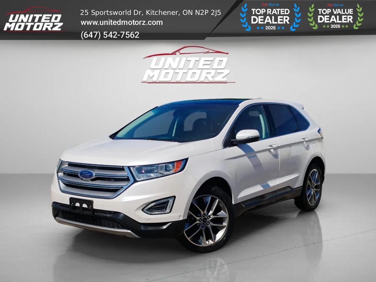 2016 Ford Edge Titanium 4dr AUTO FWD 3.5L; 6cyl~SAFETY CERTIFIED~ Photo