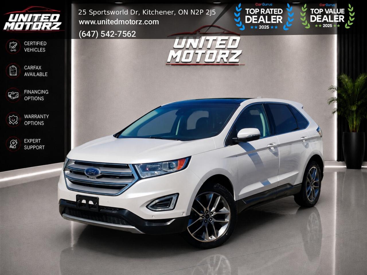 2016 Ford Edge Titanium 4dr AUTO FWD 3.5L; 6cyl~SAFETY CERTIFIED~ Photo