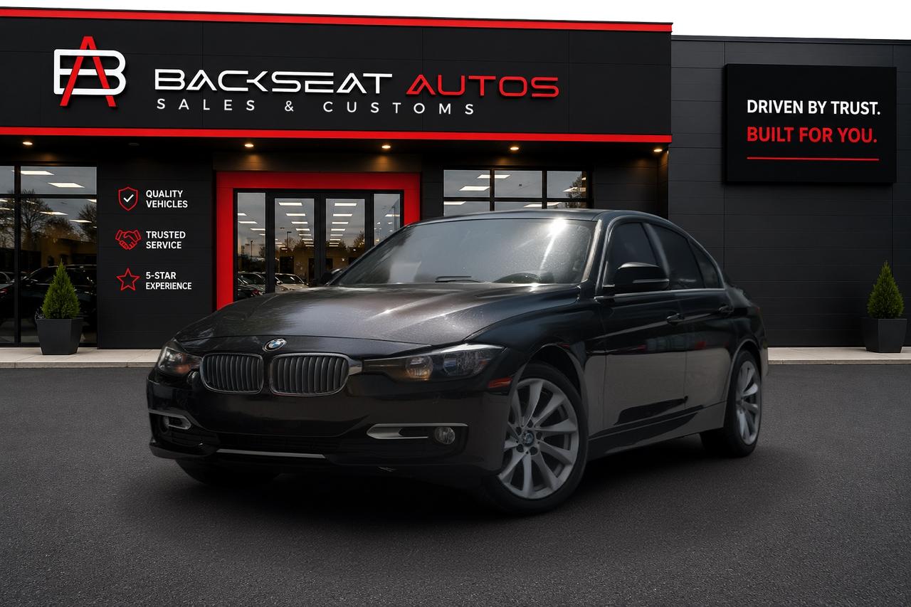 <p> 2014 BMW 320i X-Drive Drive With Confidence</p><p><br></p><p>Looking for a sedan thats fun, sporty, and ready for any road? </p><p>This vehicle is Ontario Safety Certified and includes a 3-Month Engine & Transmission Warranty for your peace of mind.</p><p>There are also longer and more comprehensive coverage options available, and wed love to go over them with you</p><p><br></p><p> Key Features</p><p>- All wheel drive </p><p>- No accidents </p><p>- infotainment screen </p><p>- Sunroof</p><p>- CarFax Available | Extended Warranty Optional </p><p><br></p><p>Why Buy From Backseat Autos Ottawa? </p><p> Safety Certified & Warranty Included </p><p> AppointmentOnly = Dedicated Attention </p><p> Trusted by Hundreds of Happy Ottawa Drivers </p><p><br></p><p> Limited Availability 1 Unit Only</p><p><br></p><p> Call/Text 6138798448 to schedule your private viewing today</p>
