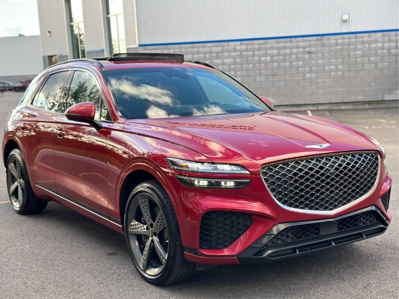 2022 Genesis GV70 3.5T Sport Plus Red Leather! Nav! CarPlay! Photo