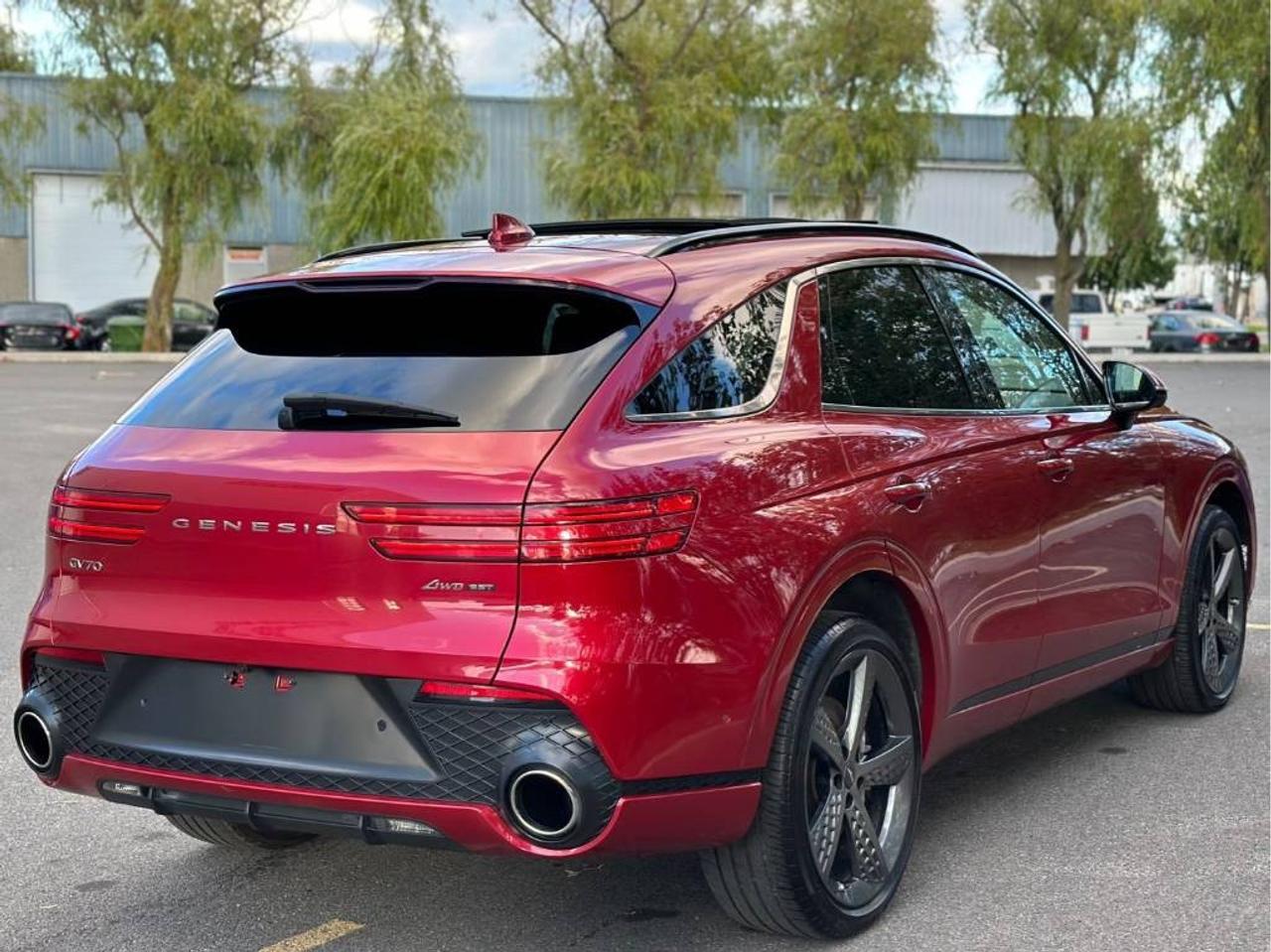 2022 Genesis GV70 3.5T Sport Plus Red Leather! Nav! CarPlay! Photo