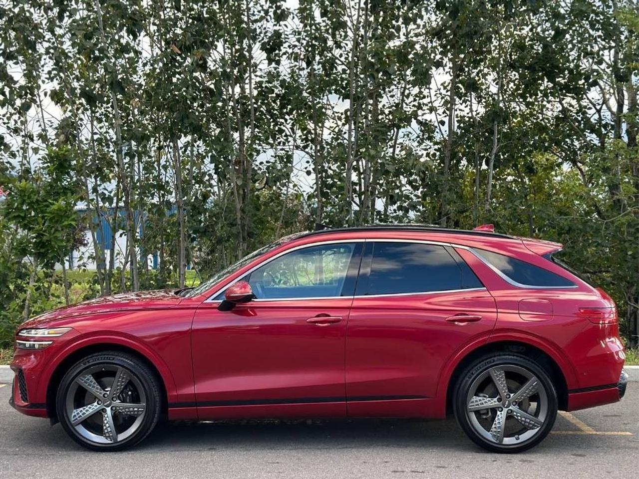 2022 Genesis GV70 3.5T Sport Plus Red Leather! Nav! CarPlay! Photo